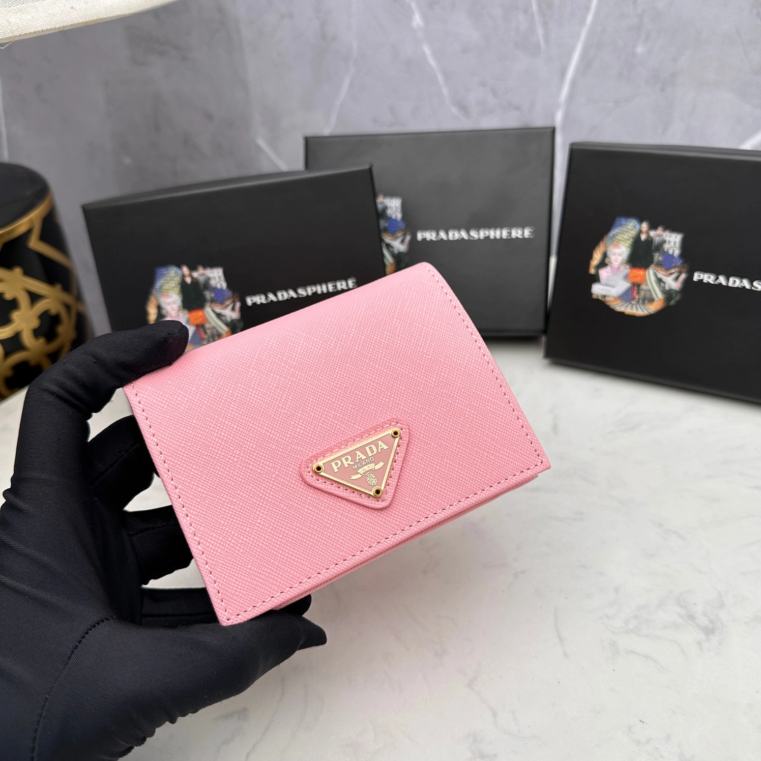 Prada AAA Quality Wallets For Women Versatile 7303