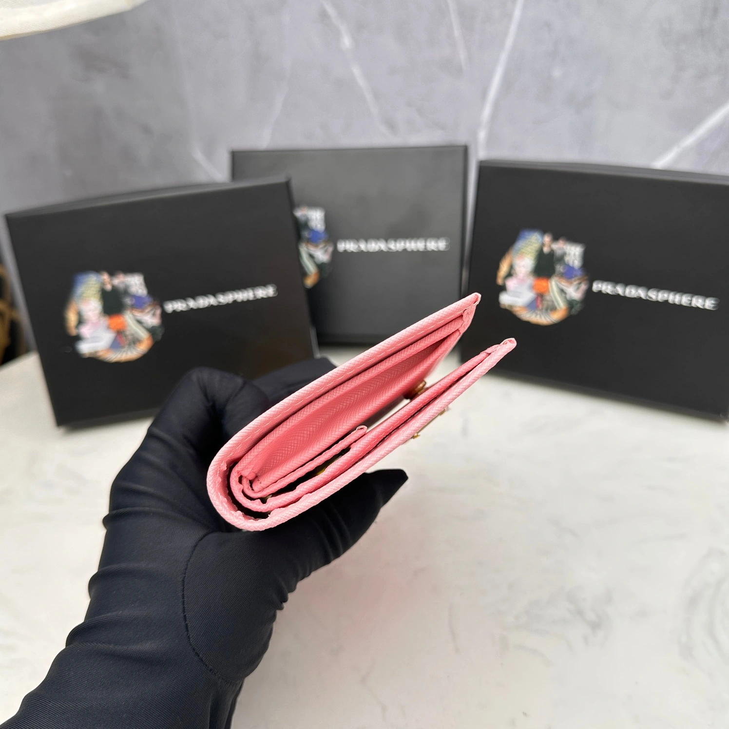Prada AAA Quality Wallets For Women Versatile 7303
