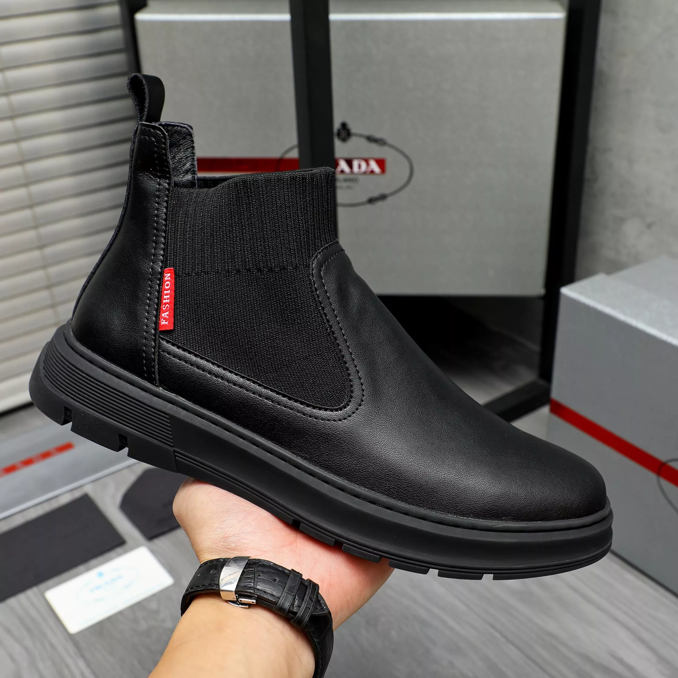Prada Boots For Men Flexible 3426