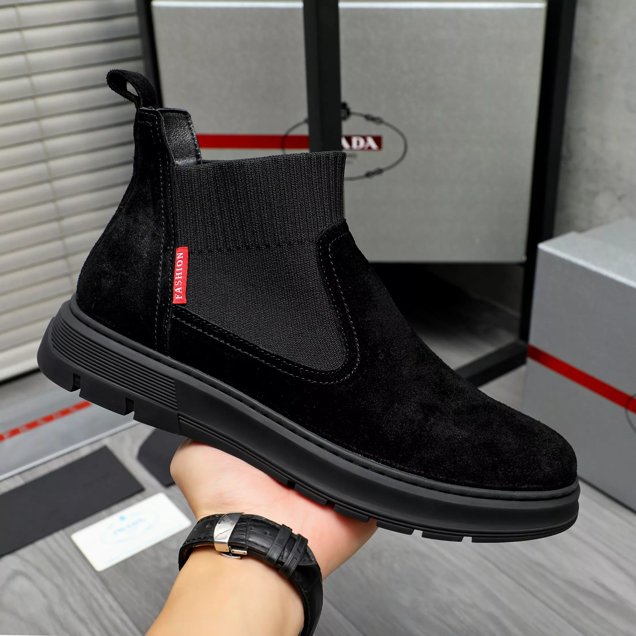 Prada Boots For Men Sleek 3588