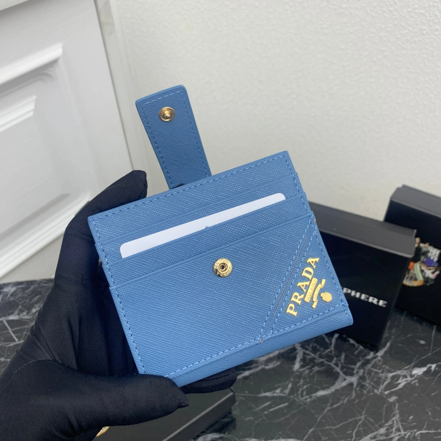 Prada Card Case Affordable 6986