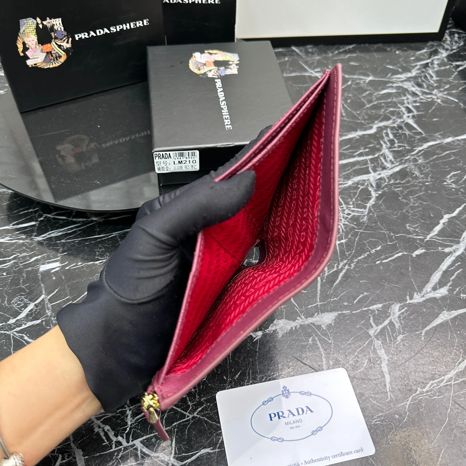 Prada Card Case For Women Cozy 8098
