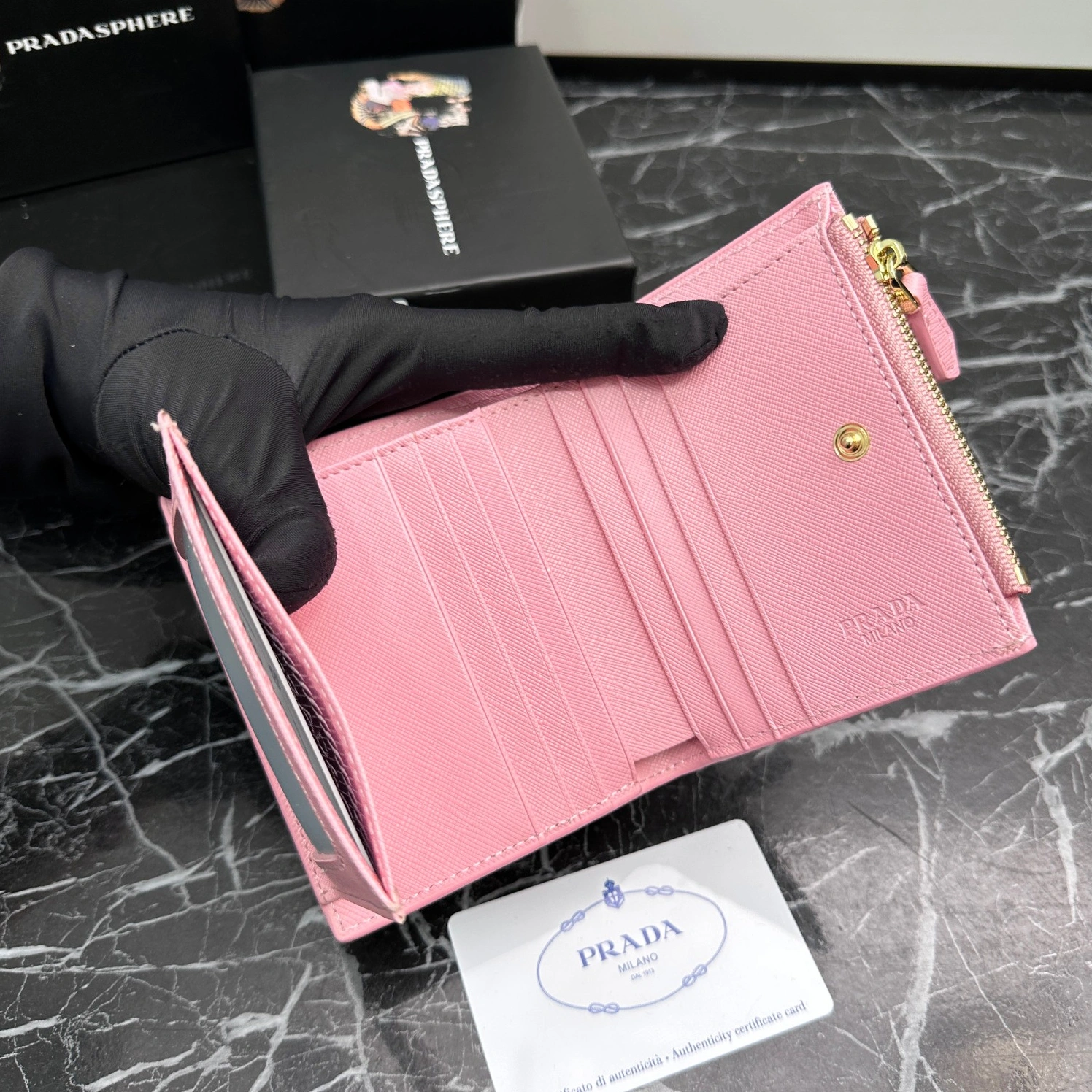Prada Card Case For Women Minimalist 3995