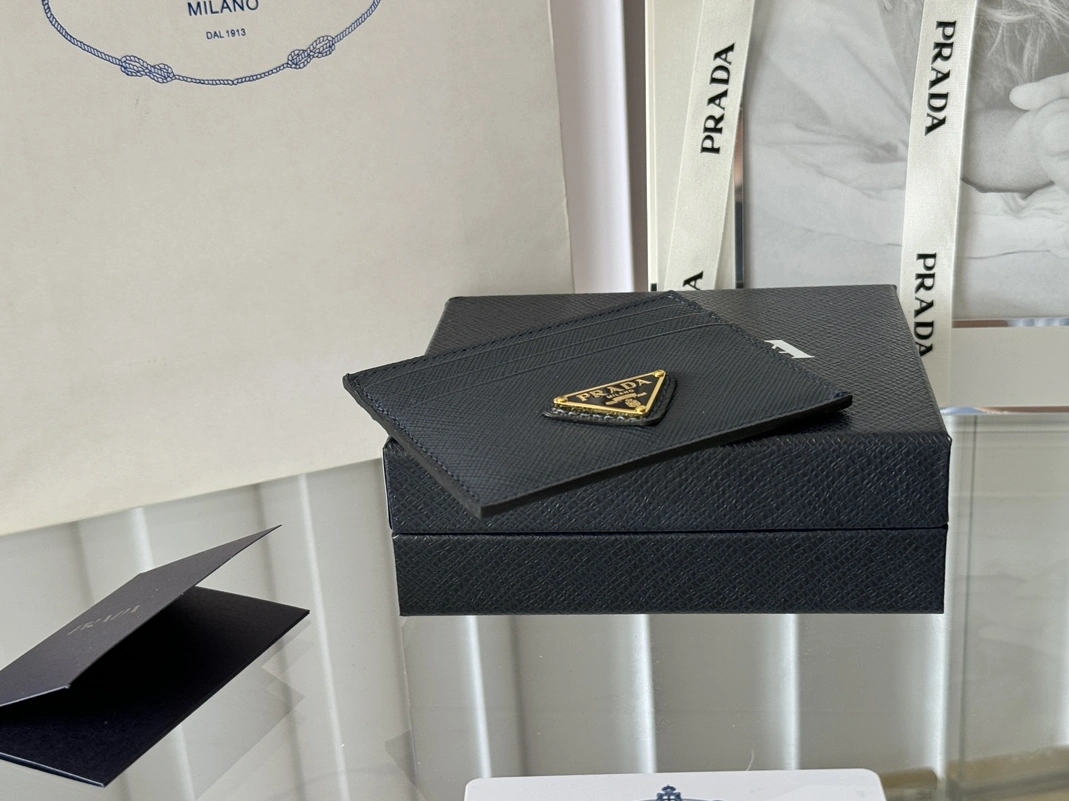 Prada Card Case In Navy ModernLook 6612