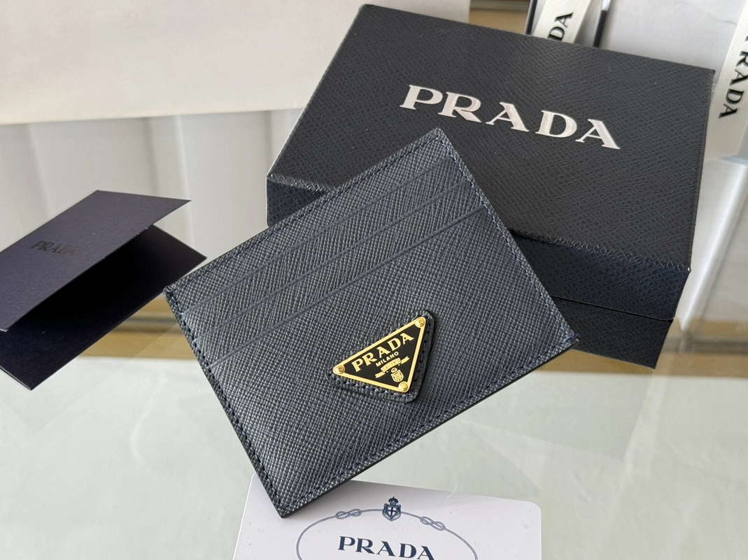 Prada Card Case In Navy ModernLook 6612