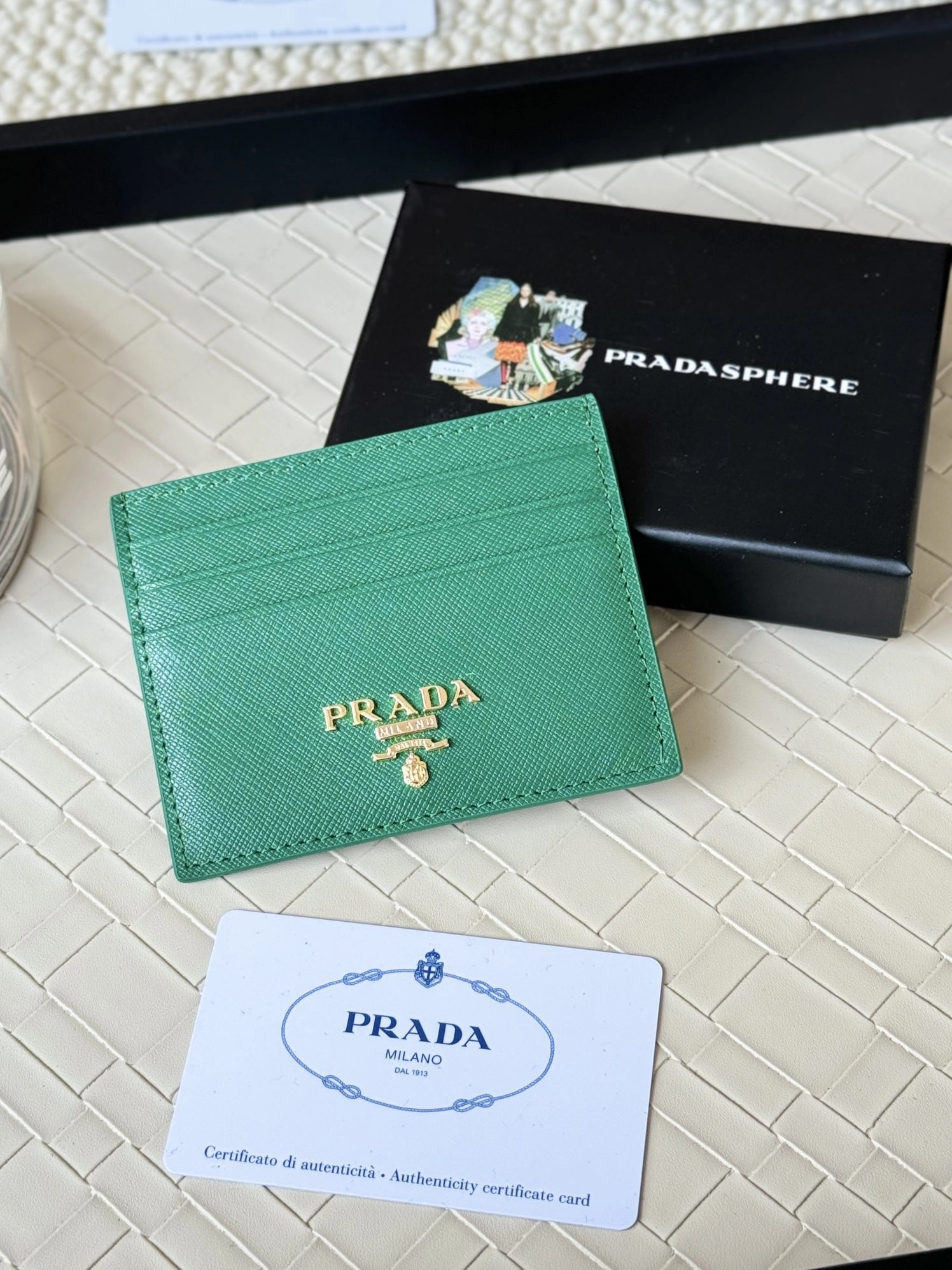 Prada Card Case Reliable 1082