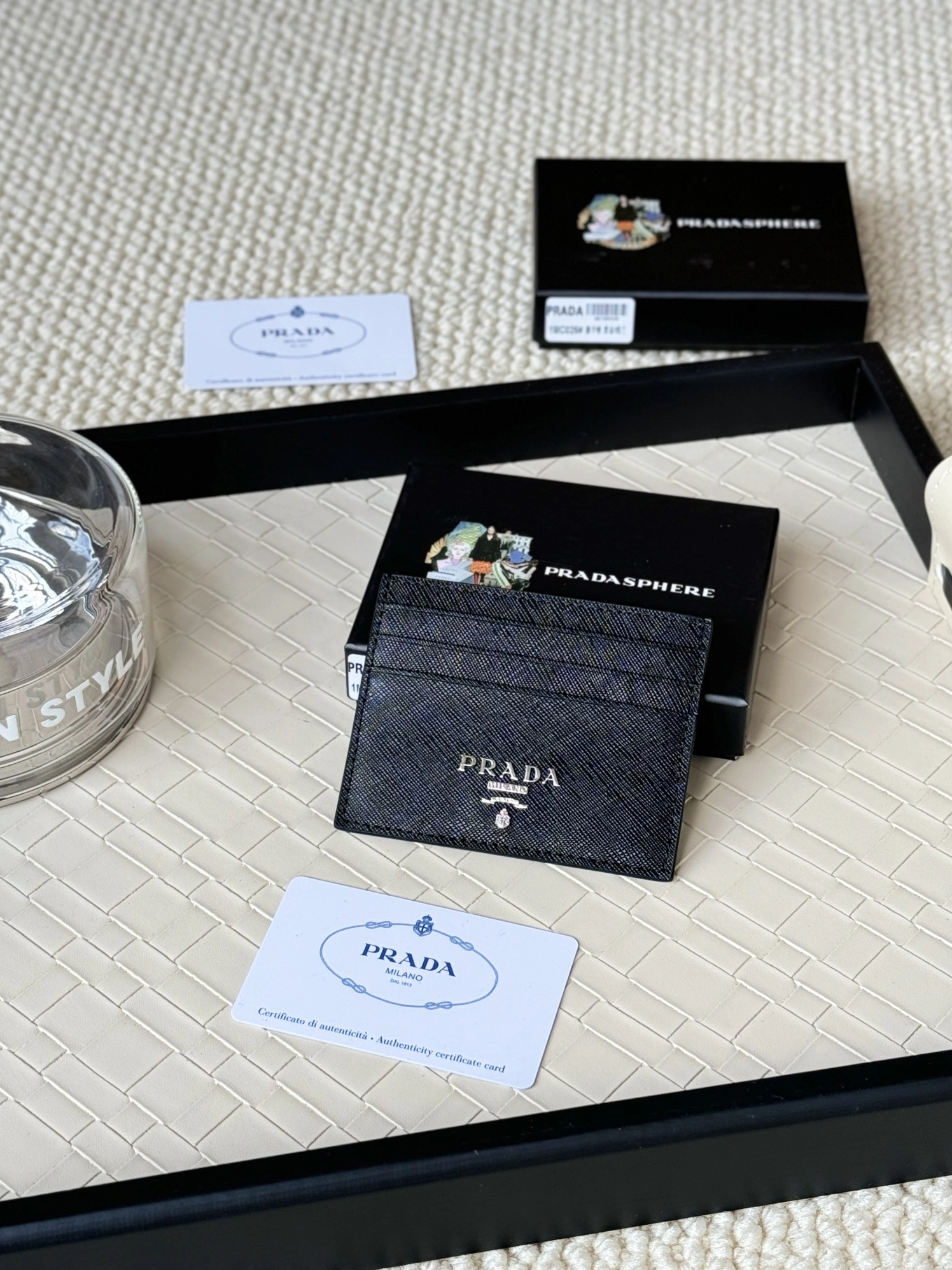 Prada Card Case Trendy 9348