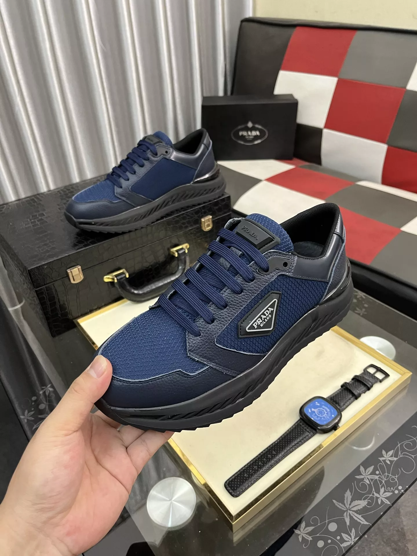 Prada Casual Shoes For Men Affordable 5905