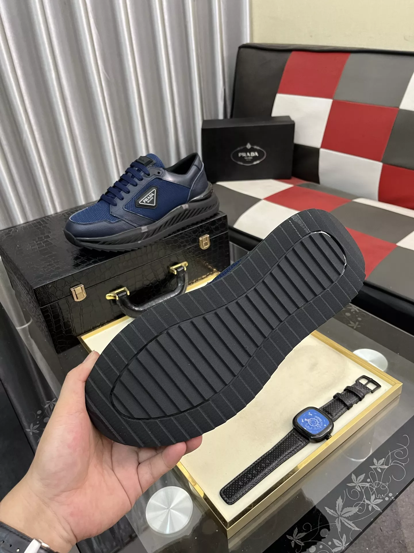 Prada Casual Shoes For Men Affordable 5905