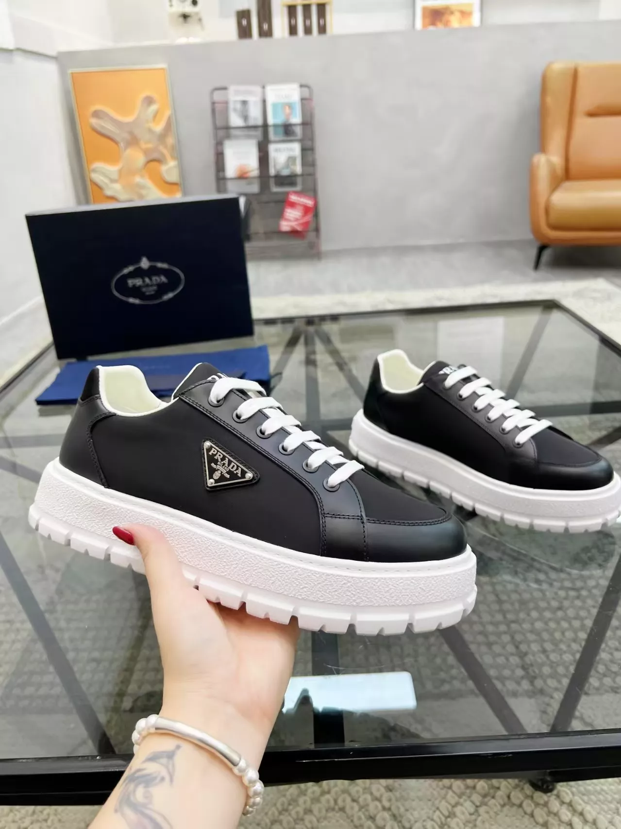 Prada Casual Shoes For Men Bright 4920