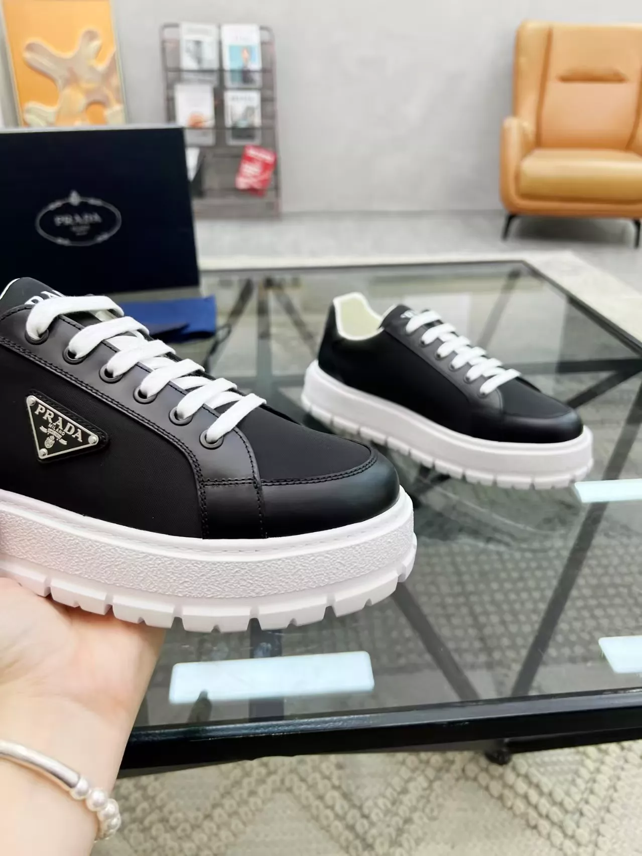 Prada Casual Shoes For Men Bright 4920