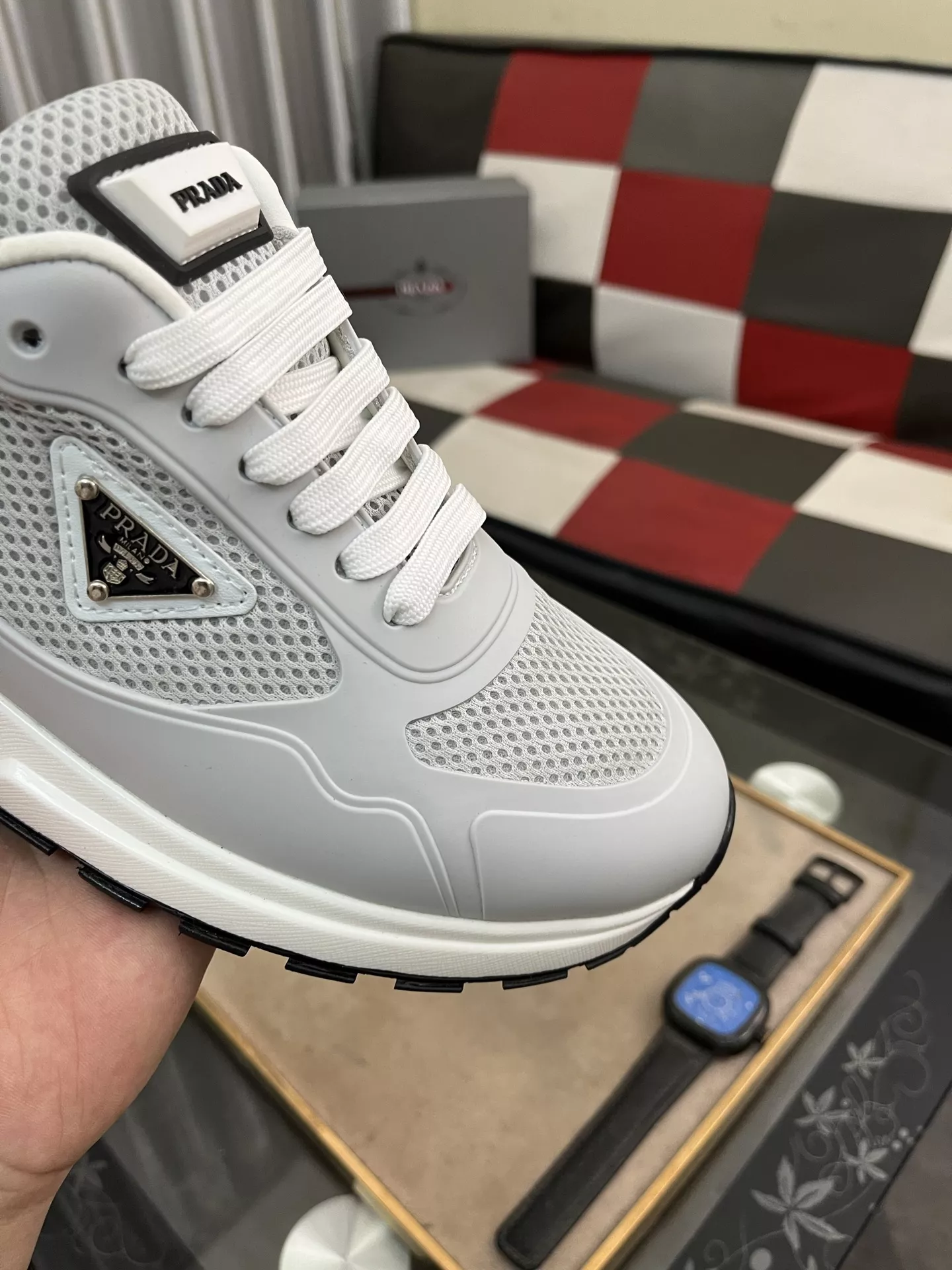 Prada Casual Shoes For Men Durable 1397