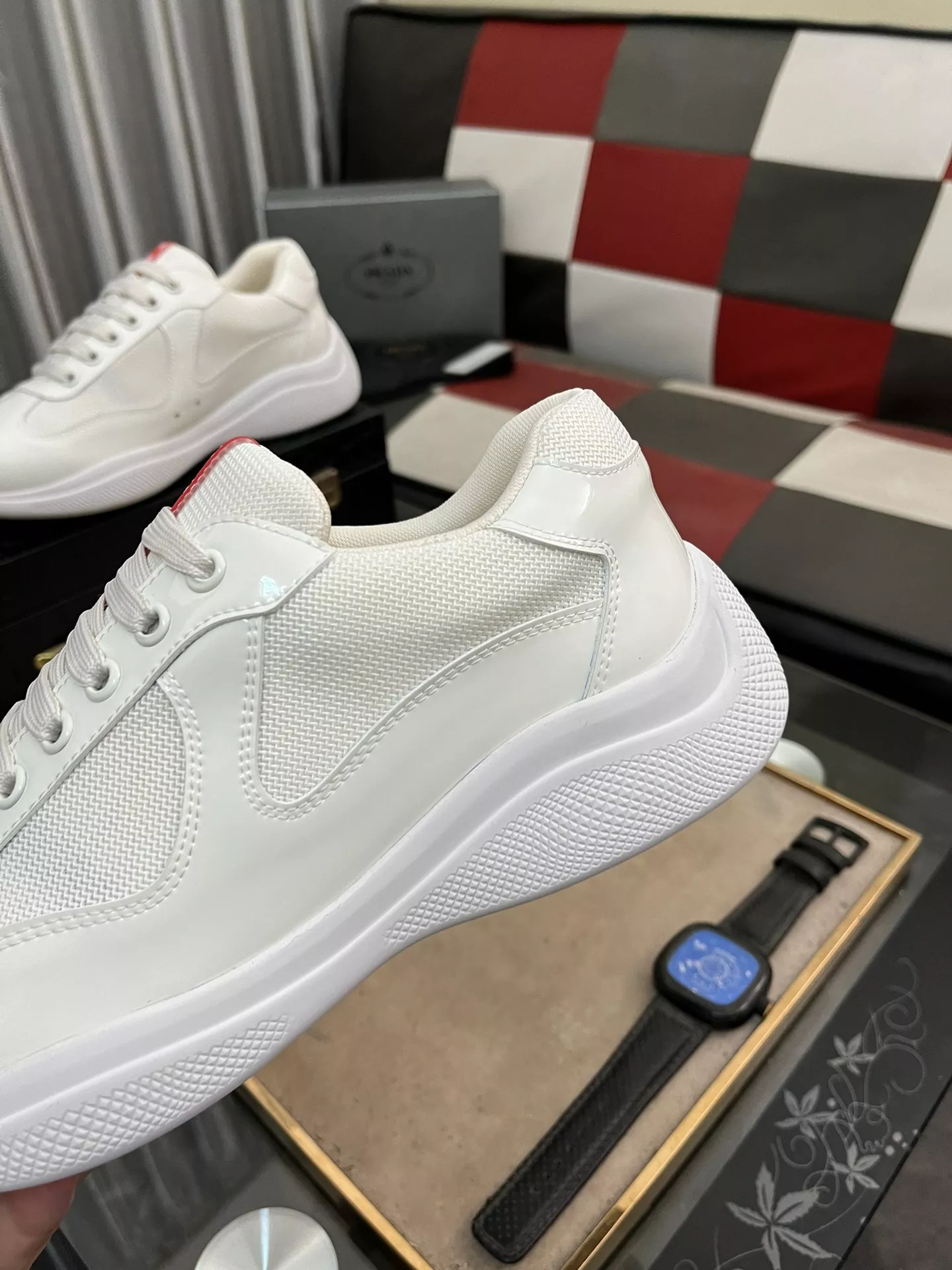 Prada Casual Shoes For Men Durable 2073
