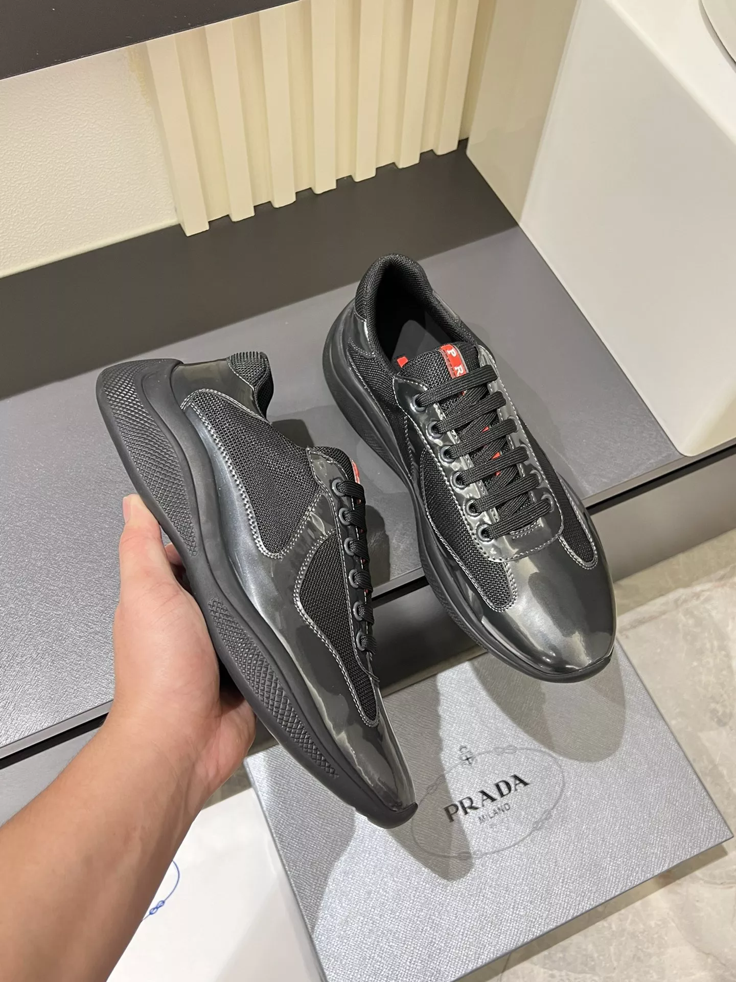 Prada Casual Shoes For Men Durable 9519