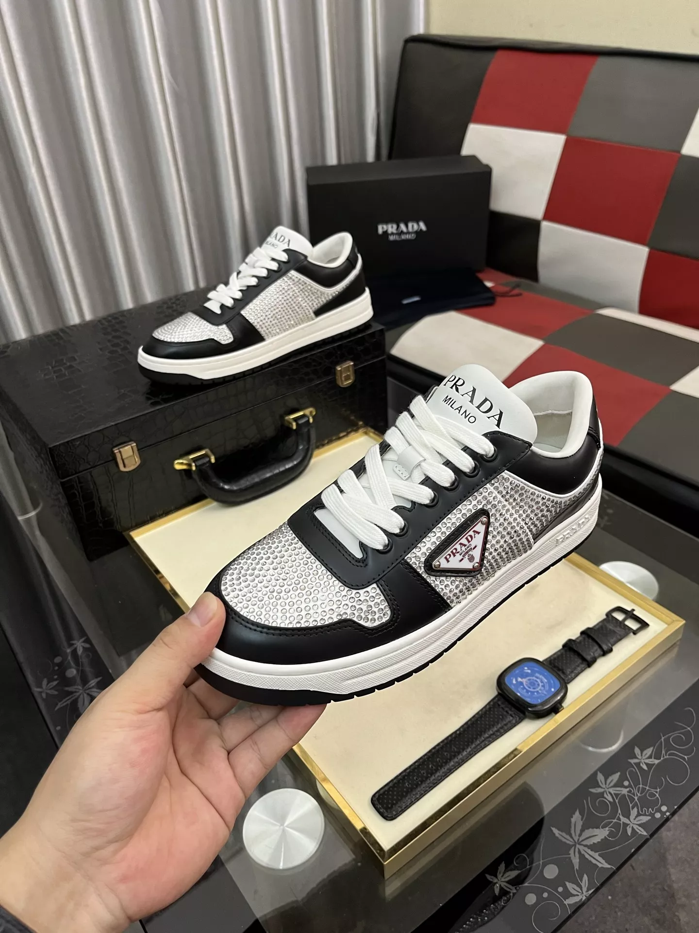 Prada Casual Shoes For Men Efficient 4042