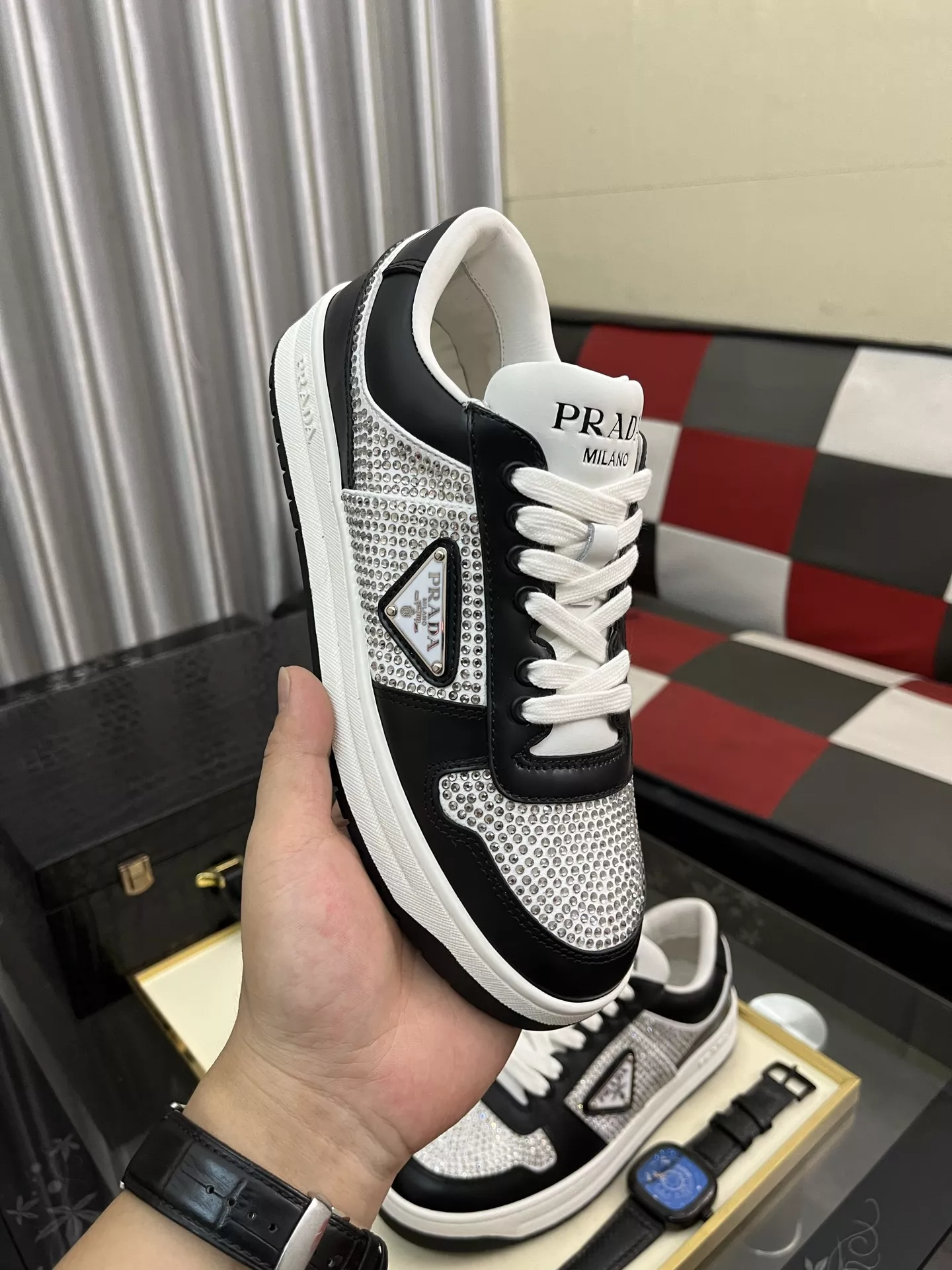 Prada Casual Shoes For Men Efficient 4042