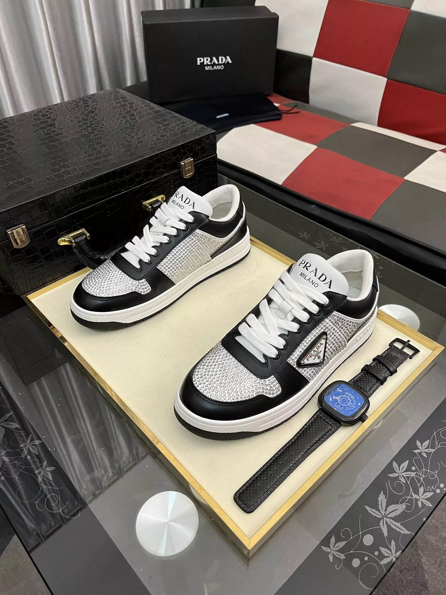 Prada Casual Shoes For Men Efficient 4042