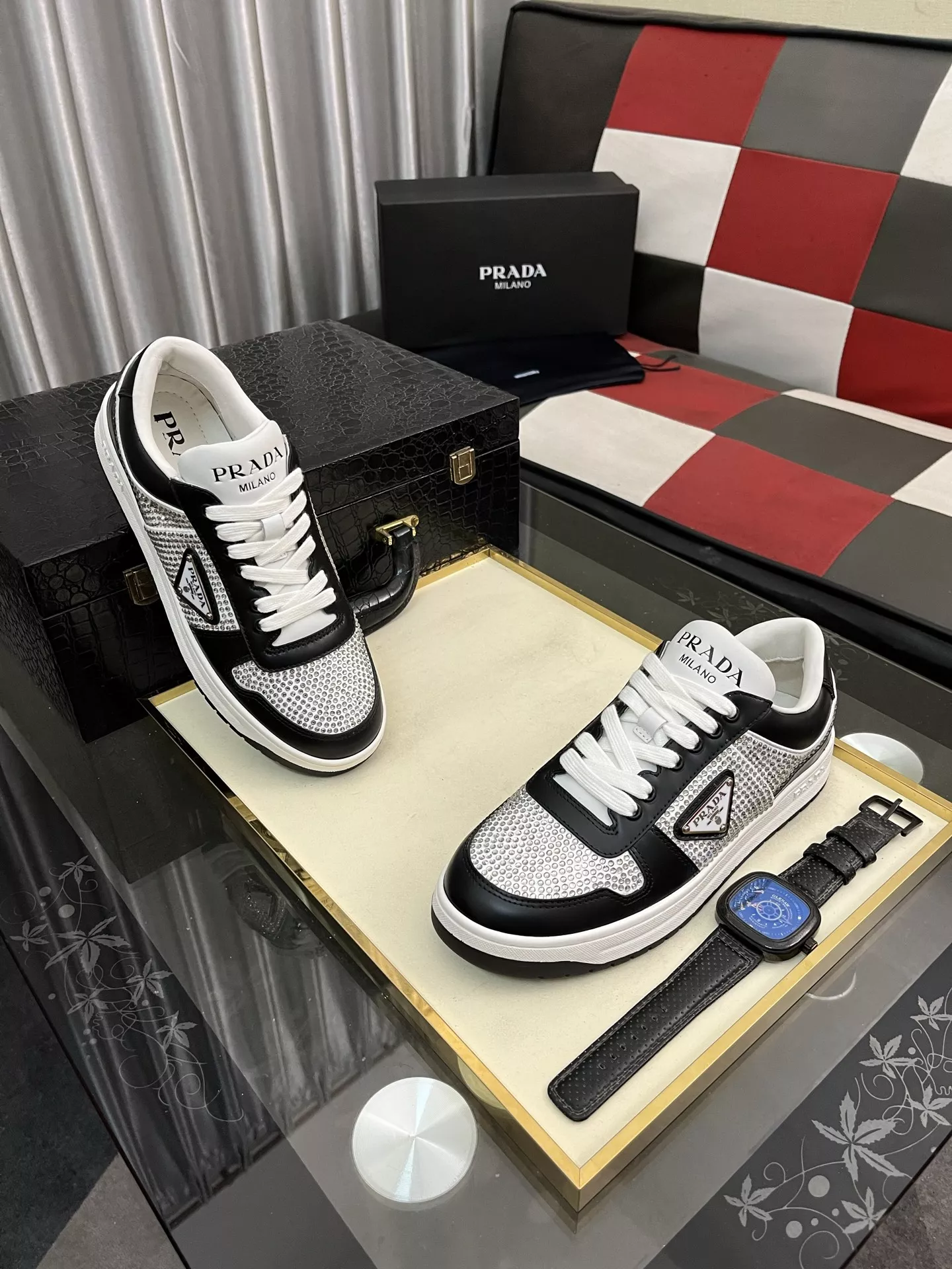 Prada Casual Shoes For Men Efficient 4042