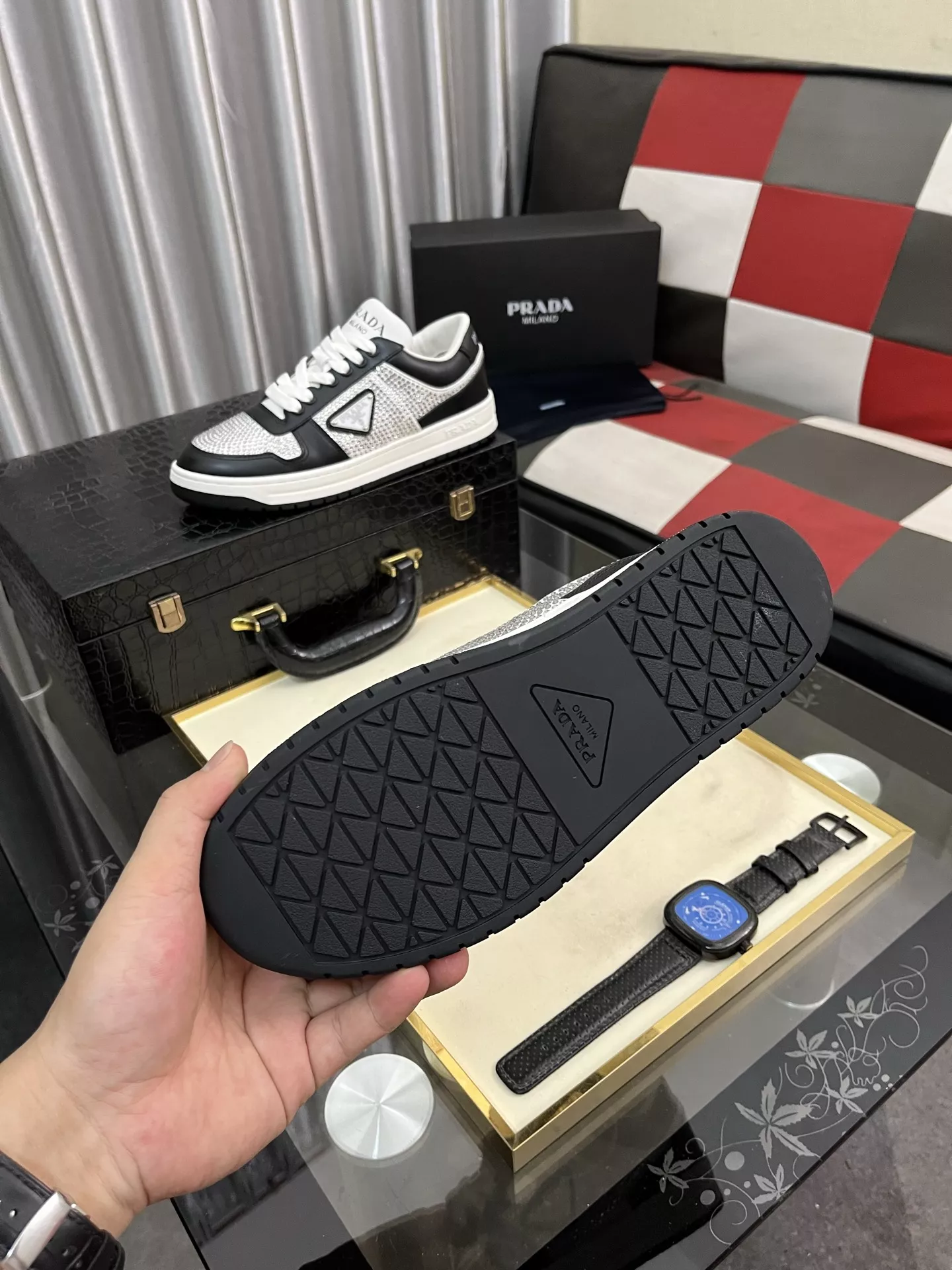 Prada Casual Shoes For Men Efficient 4042