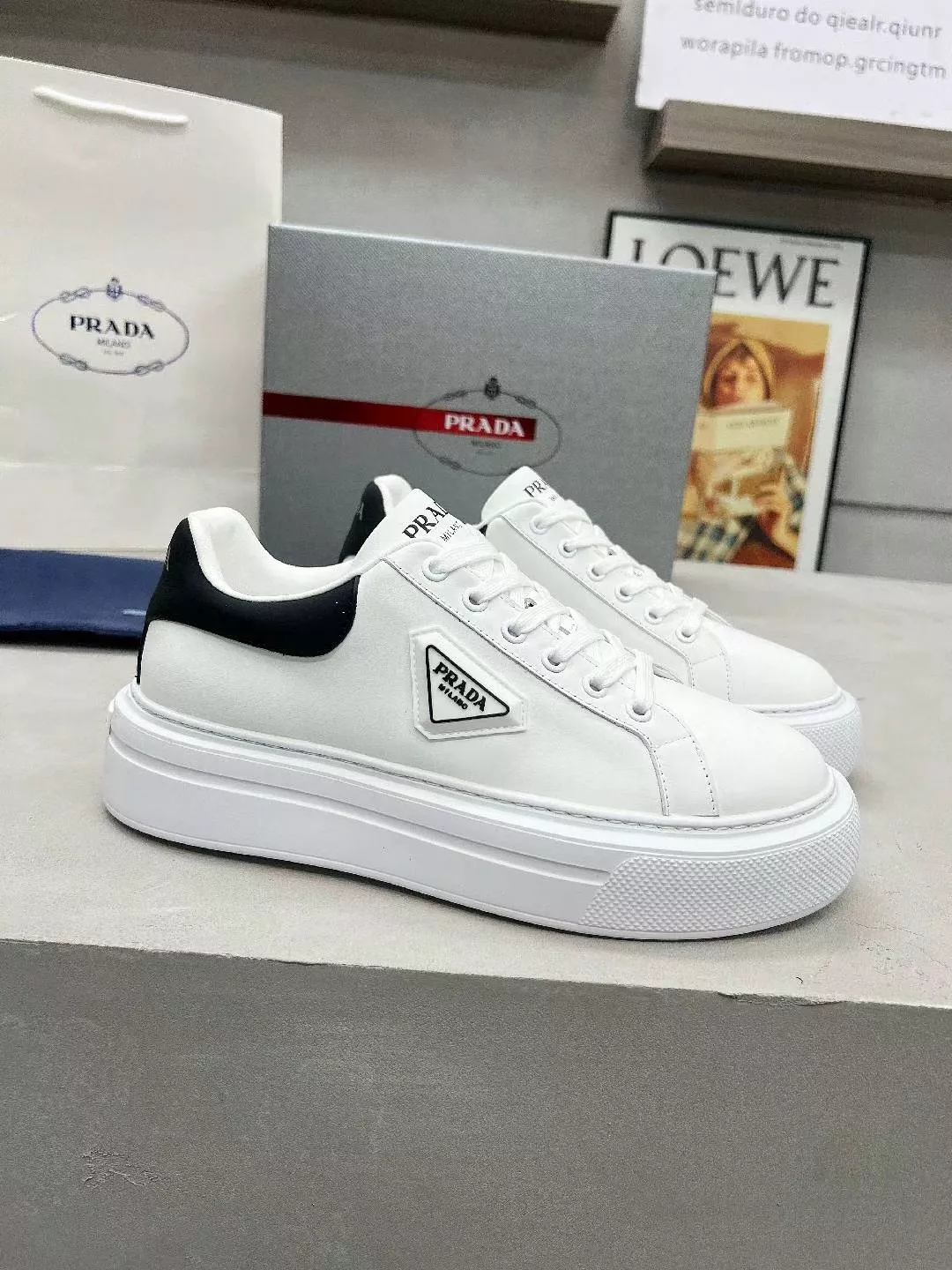 Prada Casual Shoes For Men Efficient 8487