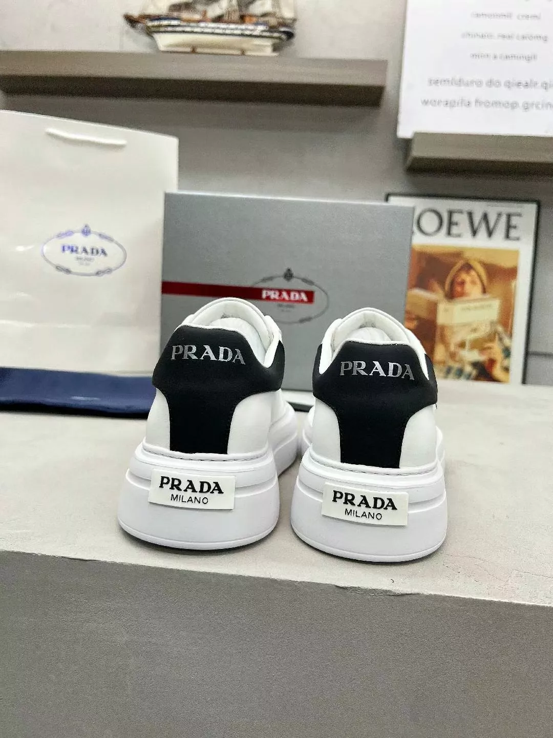 Prada Casual Shoes For Men Efficient 8487