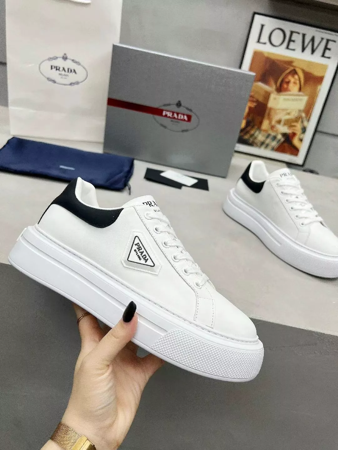 Prada Casual Shoes For Men Efficient 8487