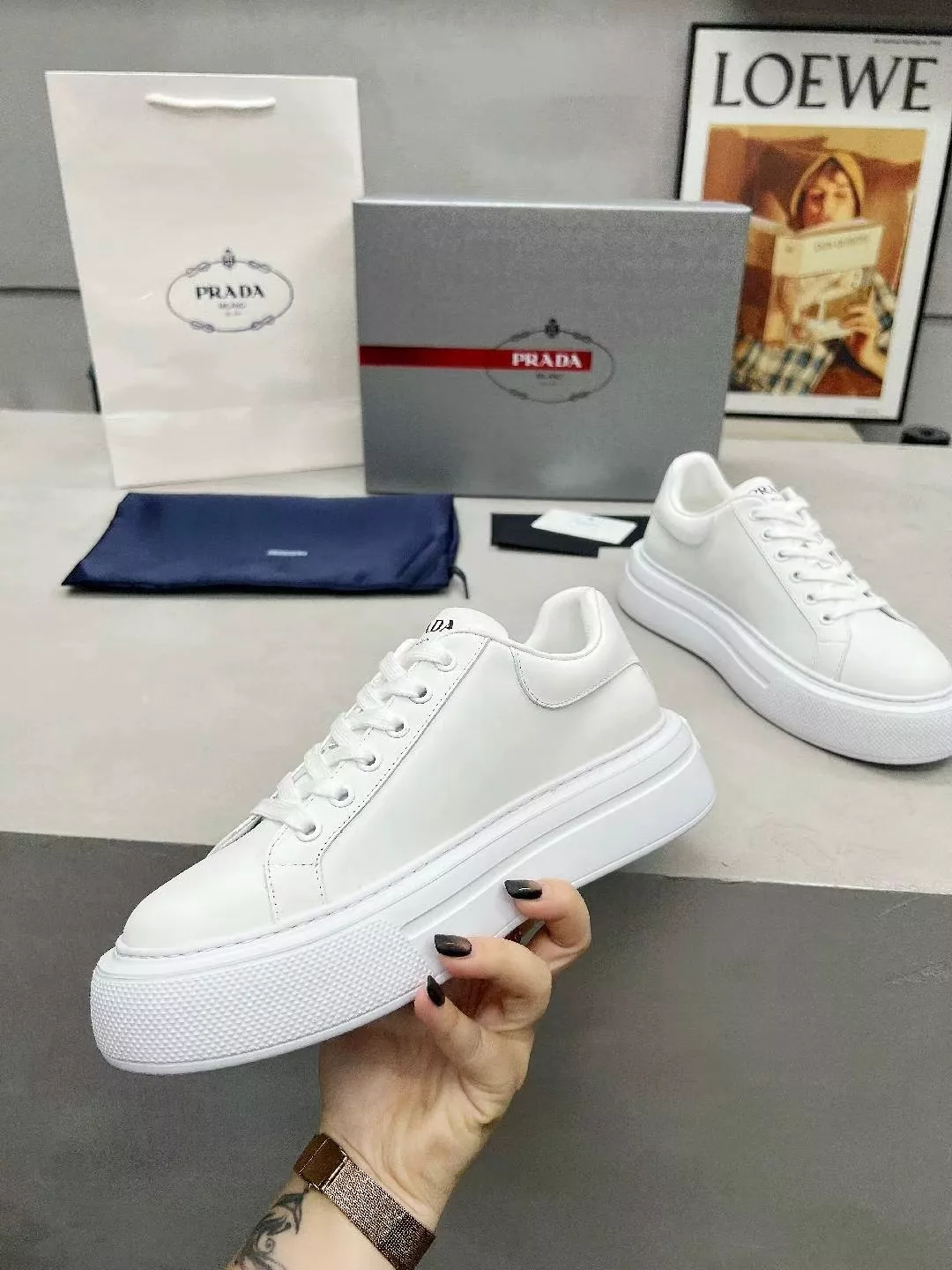 Prada Casual Shoes For Men EyeCatching 6429