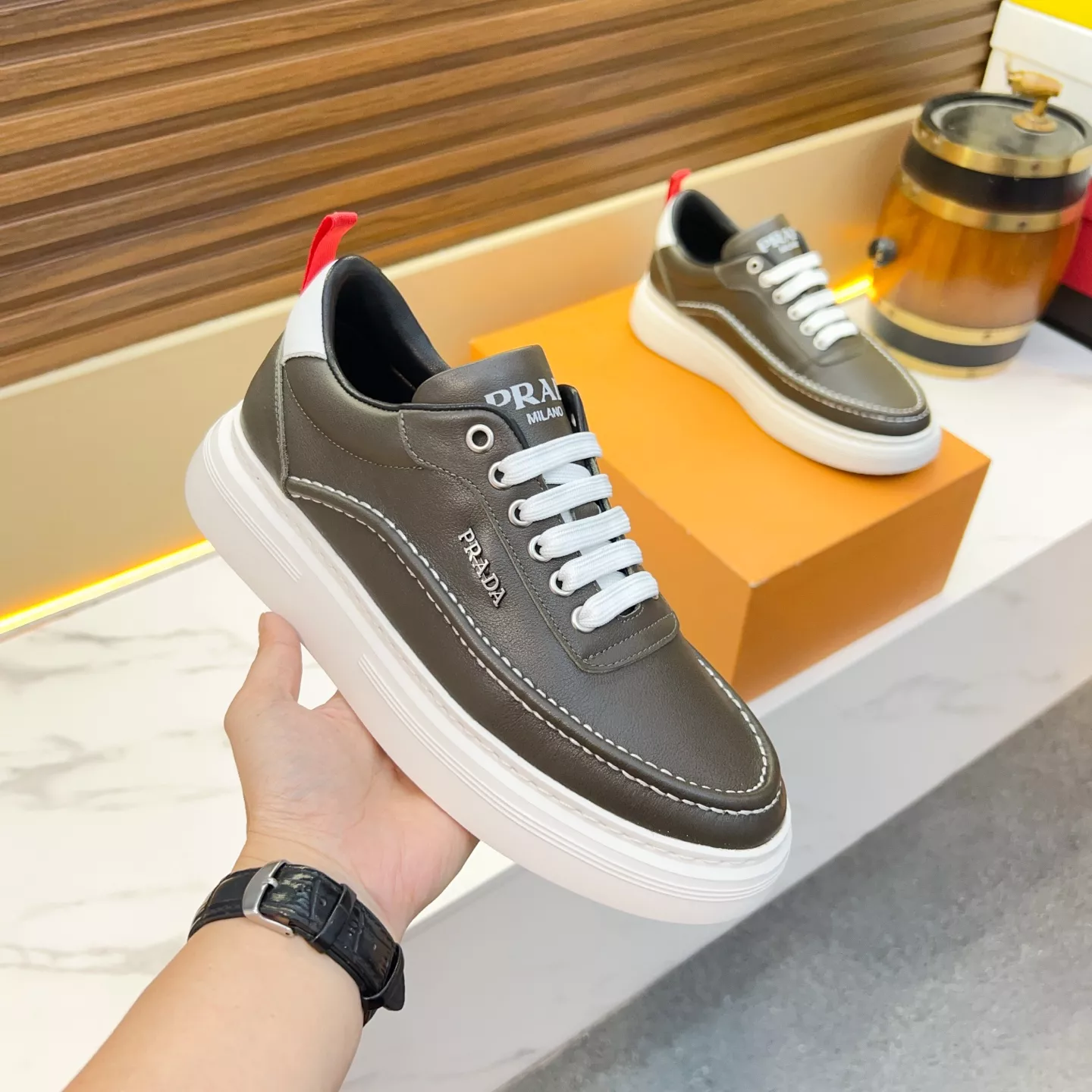 Prada Casual Shoes For Men Flexible 3901