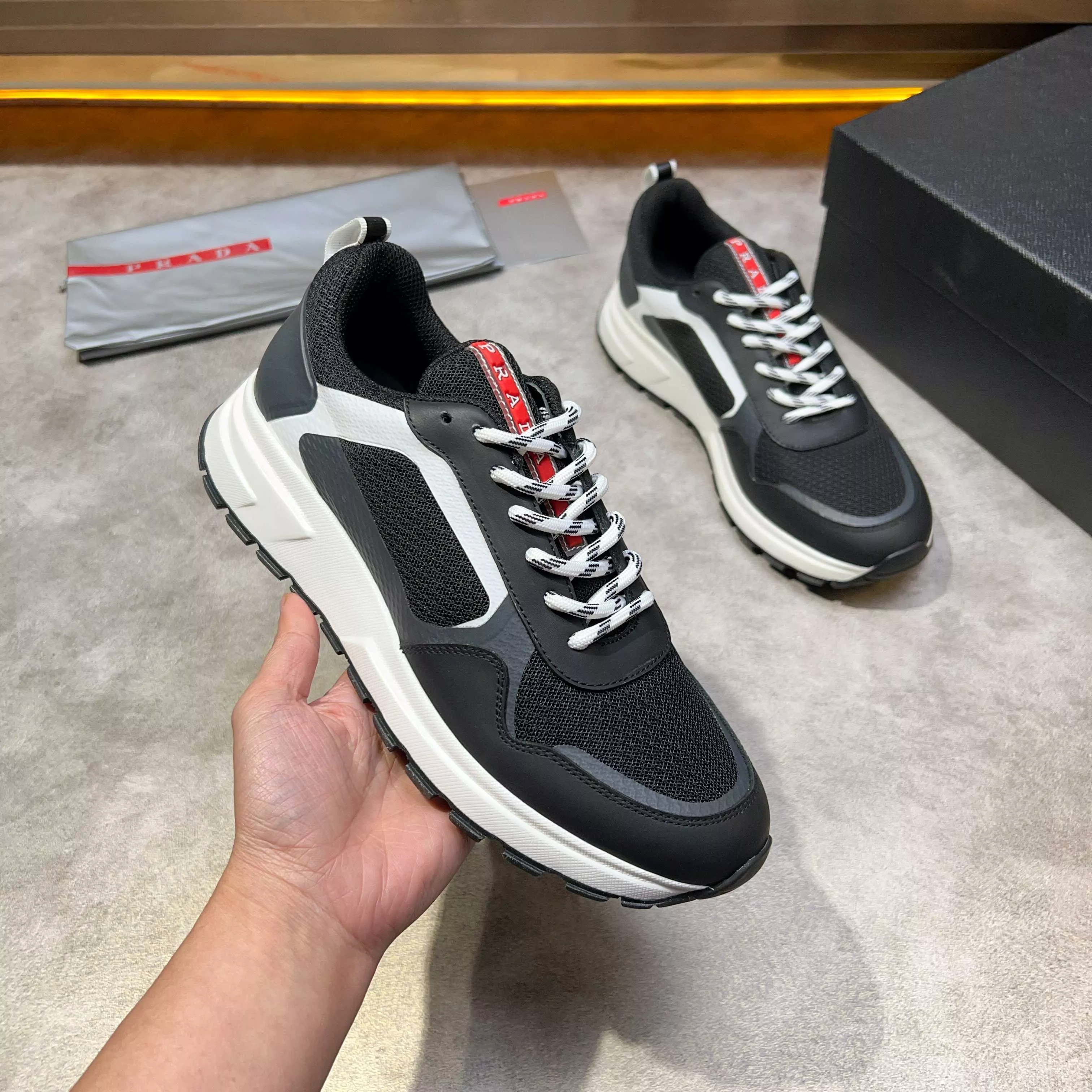 Prada Casual Shoes For Men Flexible 7151