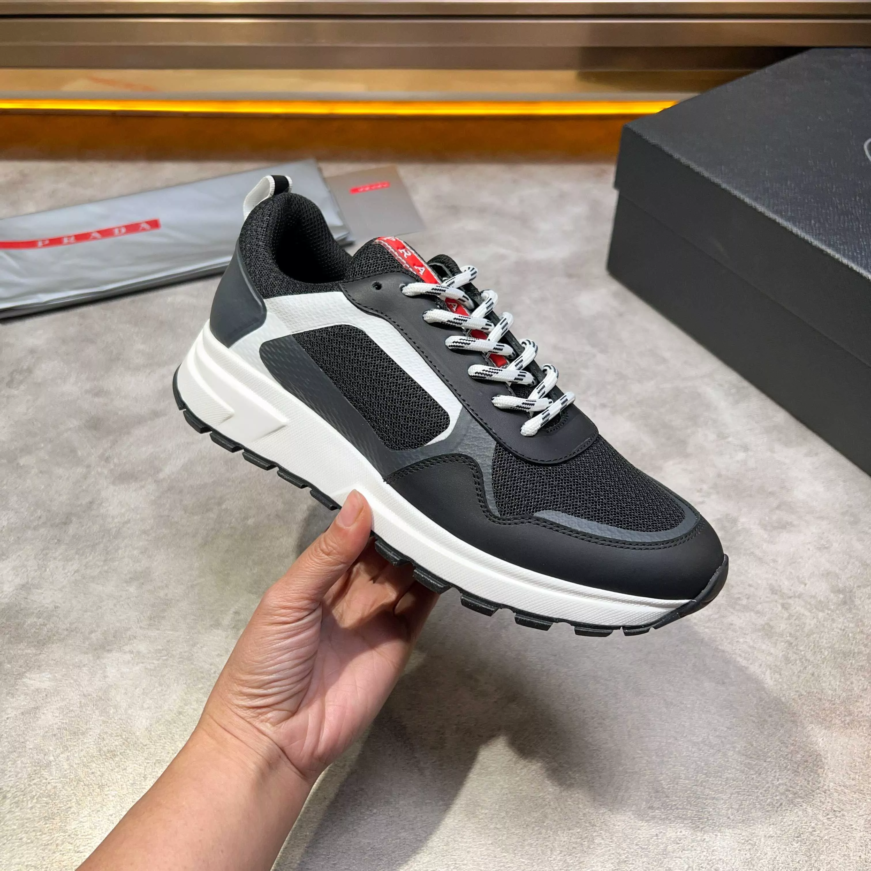 Prada Casual Shoes For Men Flexible 7151