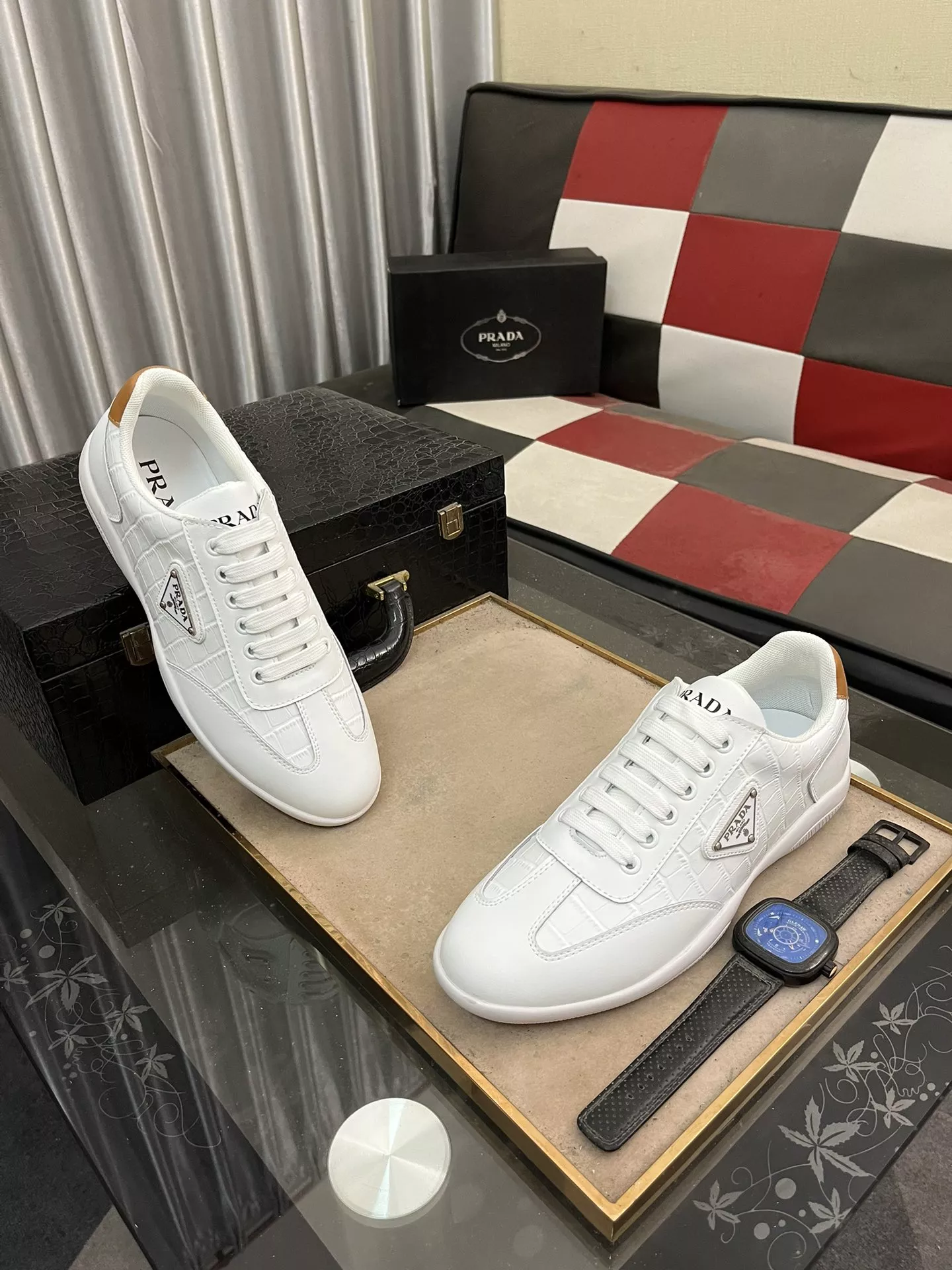 Prada Casual Shoes For Men Flexible 9766