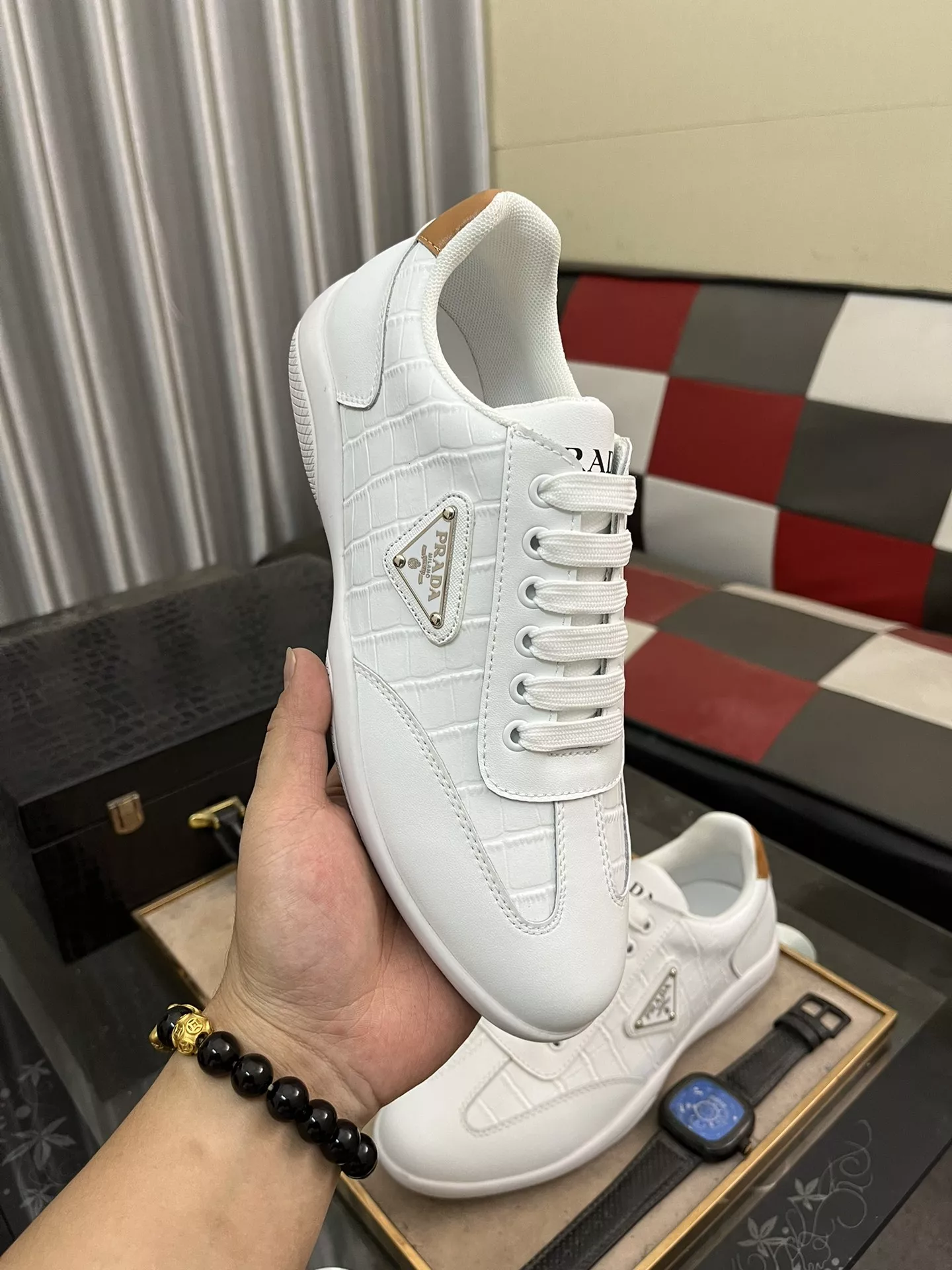 Prada Casual Shoes For Men Flexible 9766