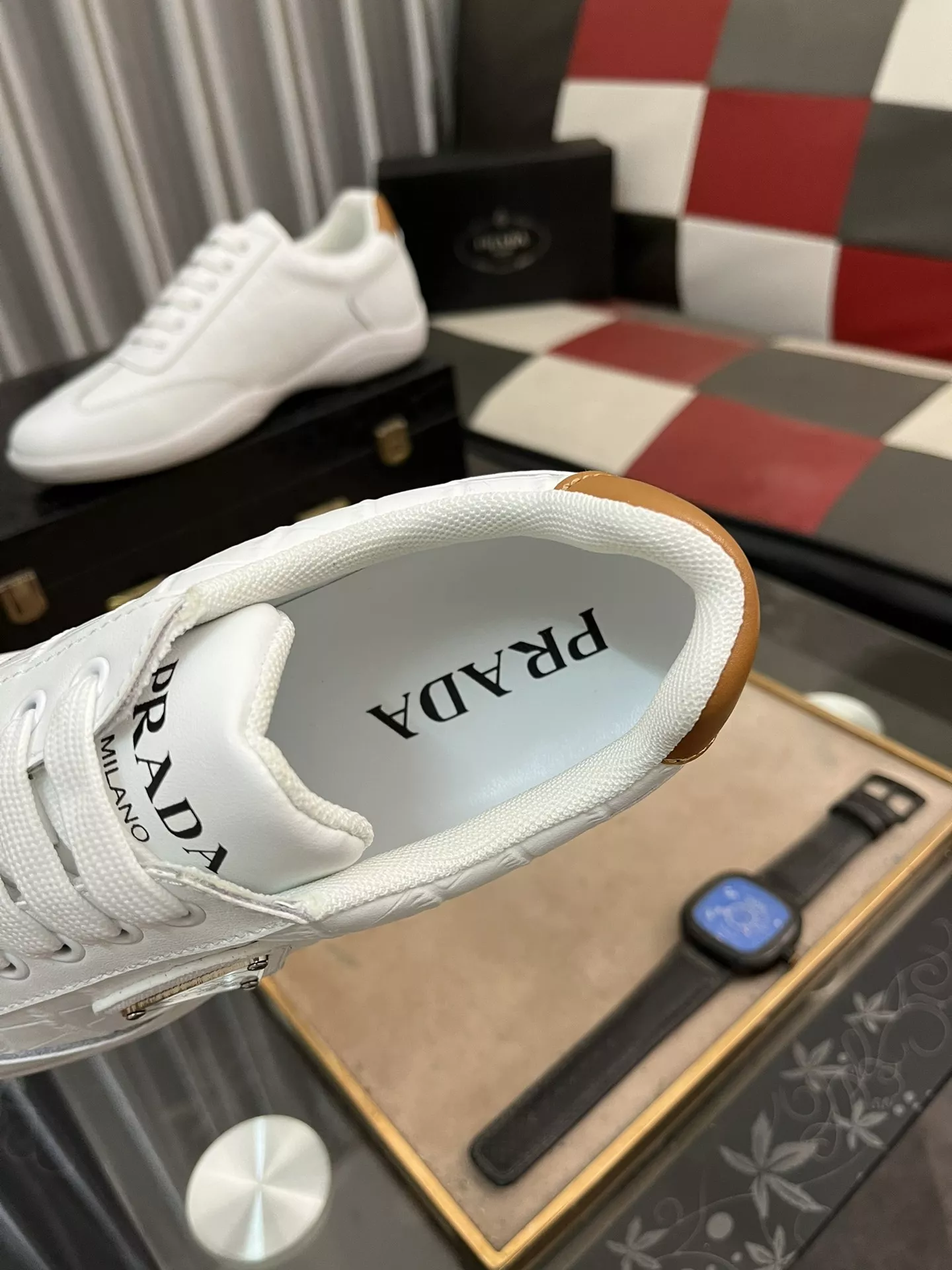 Prada Casual Shoes For Men Flexible 9766