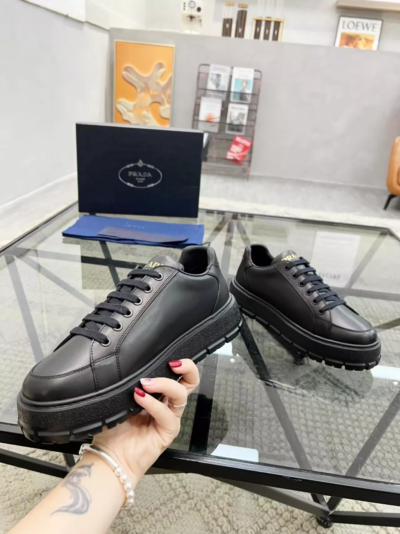 Prada Casual Shoes For Men NewStyle 8685