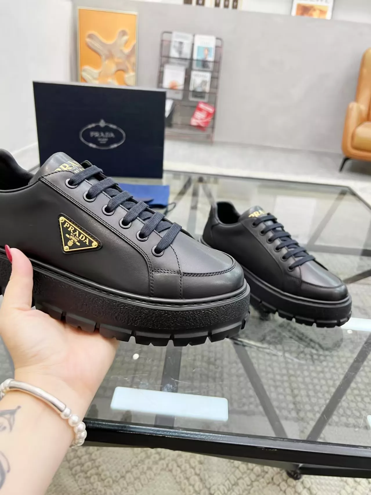 Prada Casual Shoes For Men NewStyle 8685