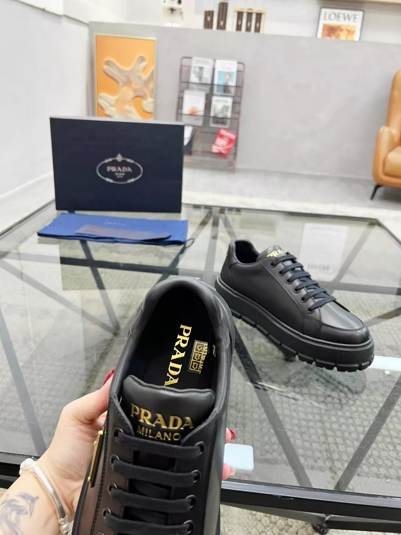 Prada Casual Shoes For Men NewStyle 8685