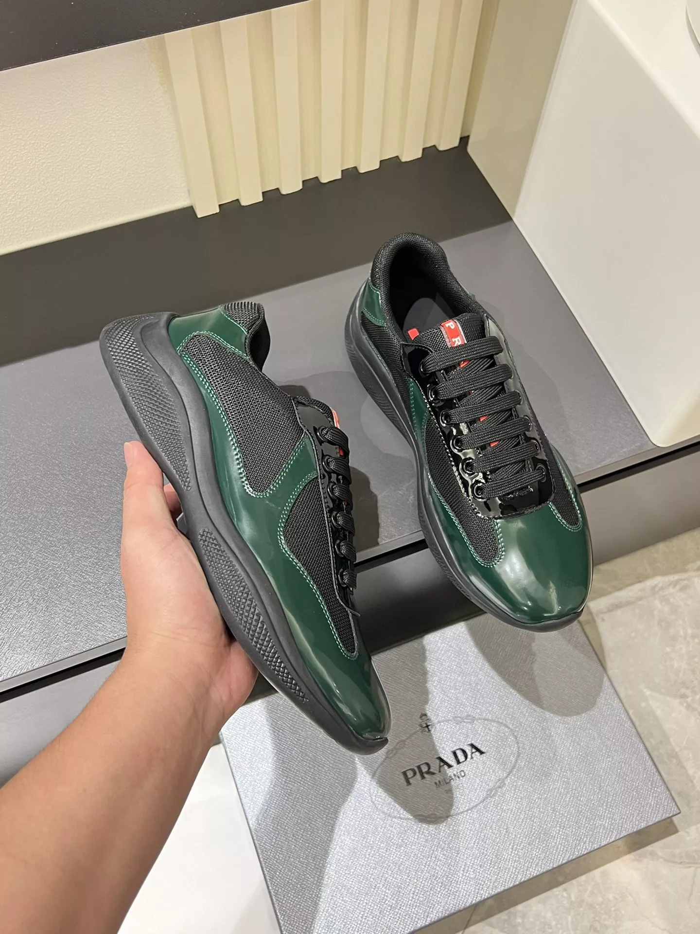 Prada Casual Shoes For Men Popular 1696