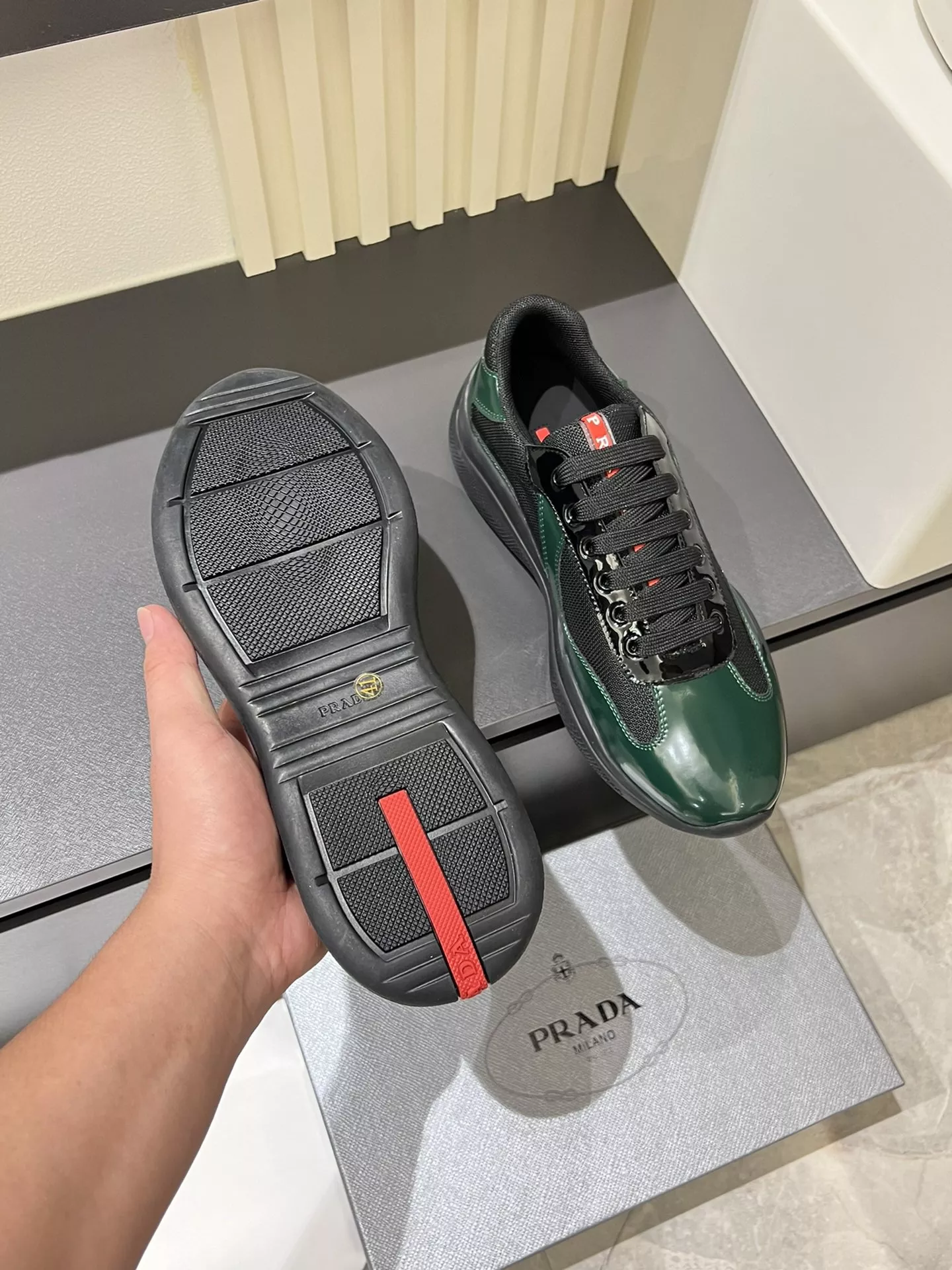 Prada Casual Shoes For Men Popular 1696
