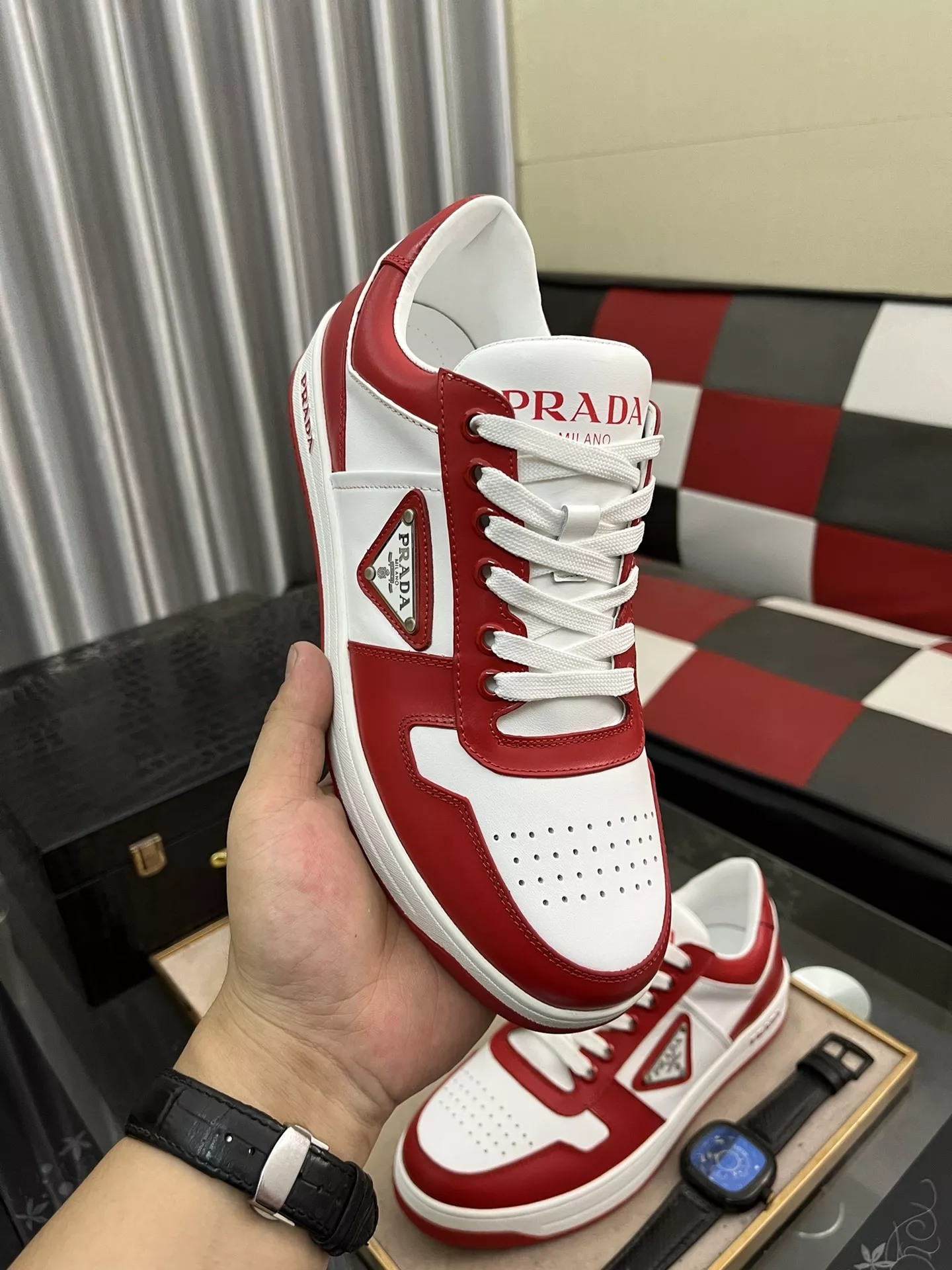 Prada Casual Shoes For Men Refined 7496