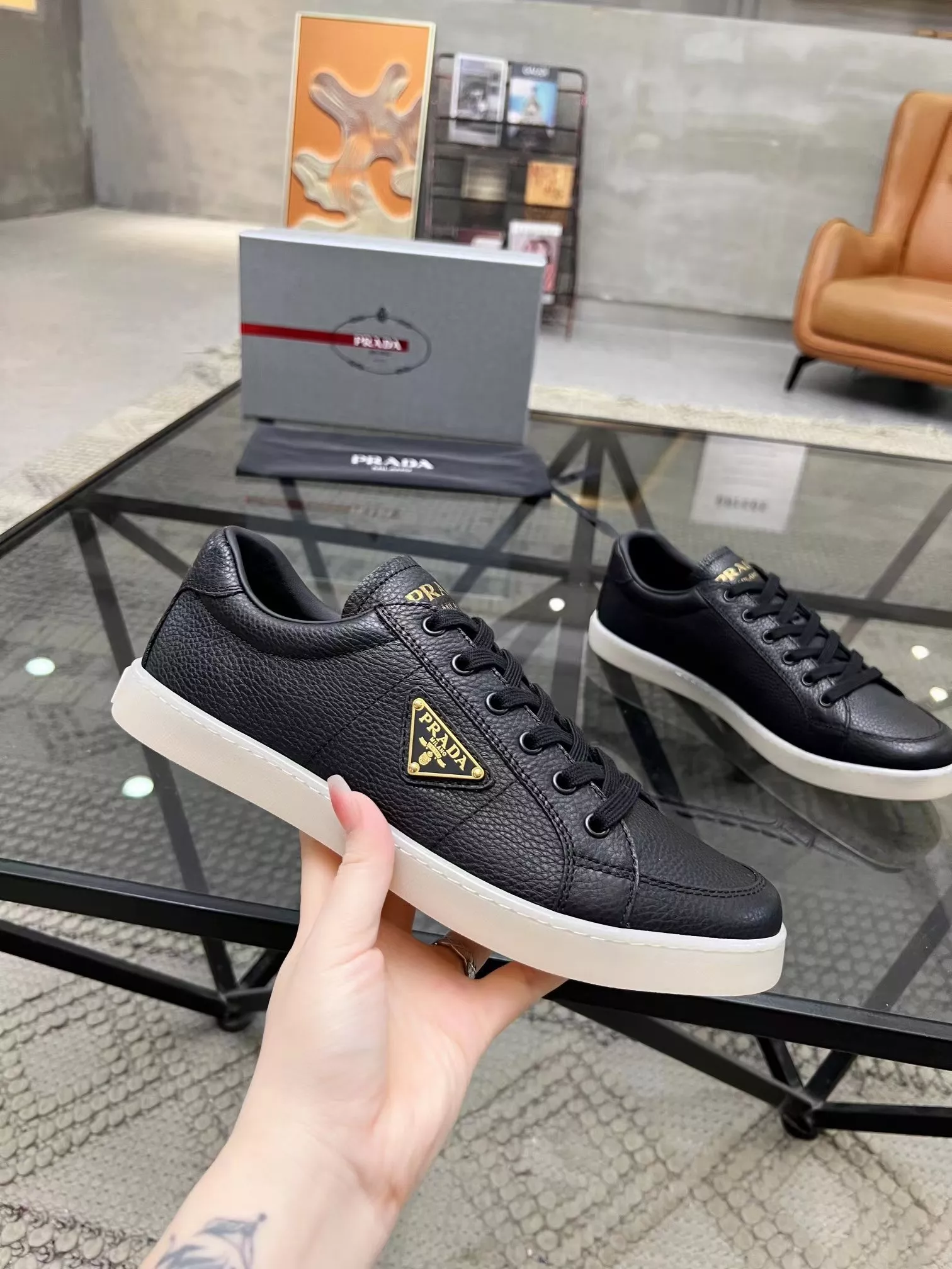 Prada Casual Shoes For Men Soft 2103