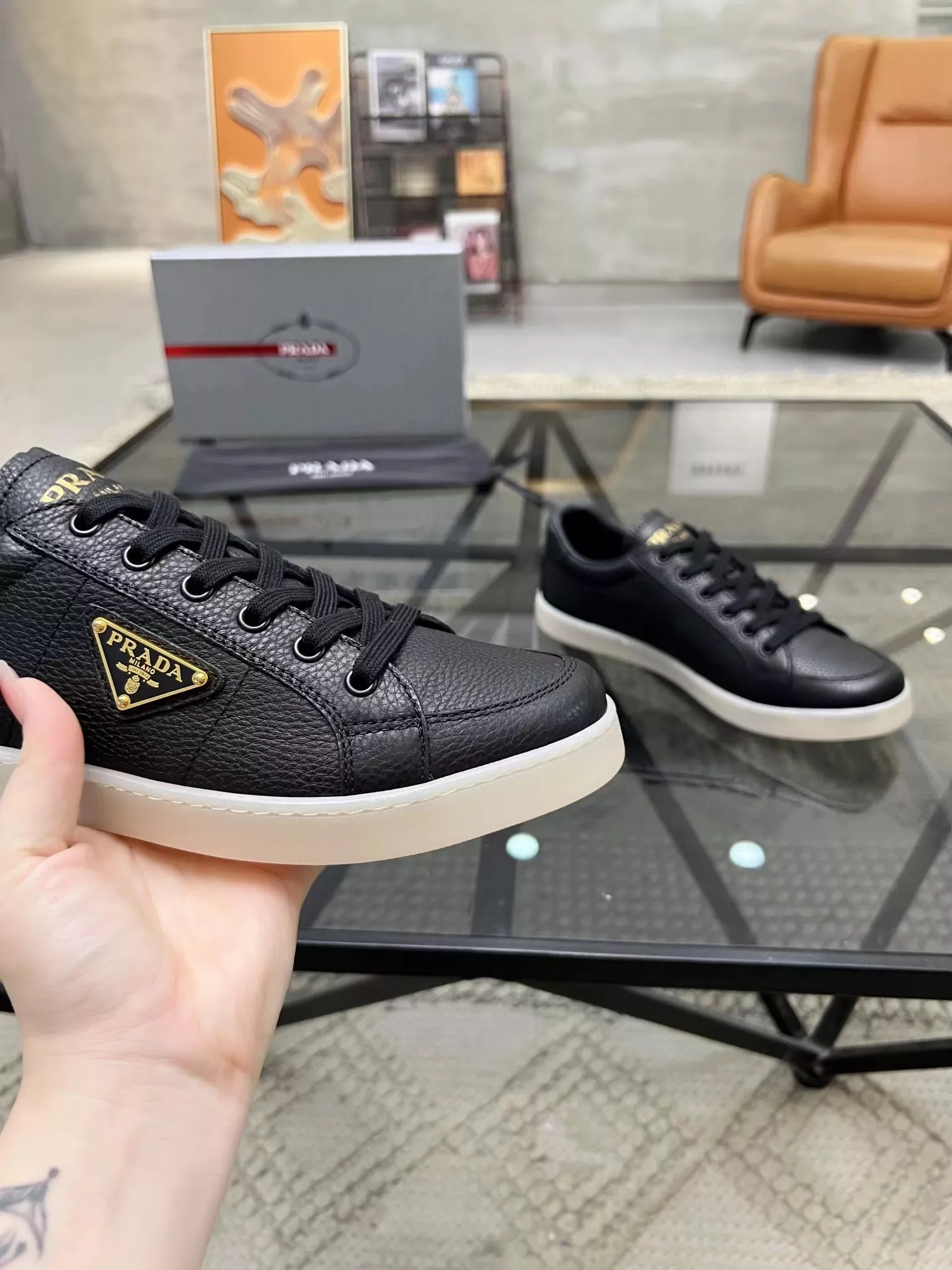 Prada Casual Shoes For Men Soft 2103