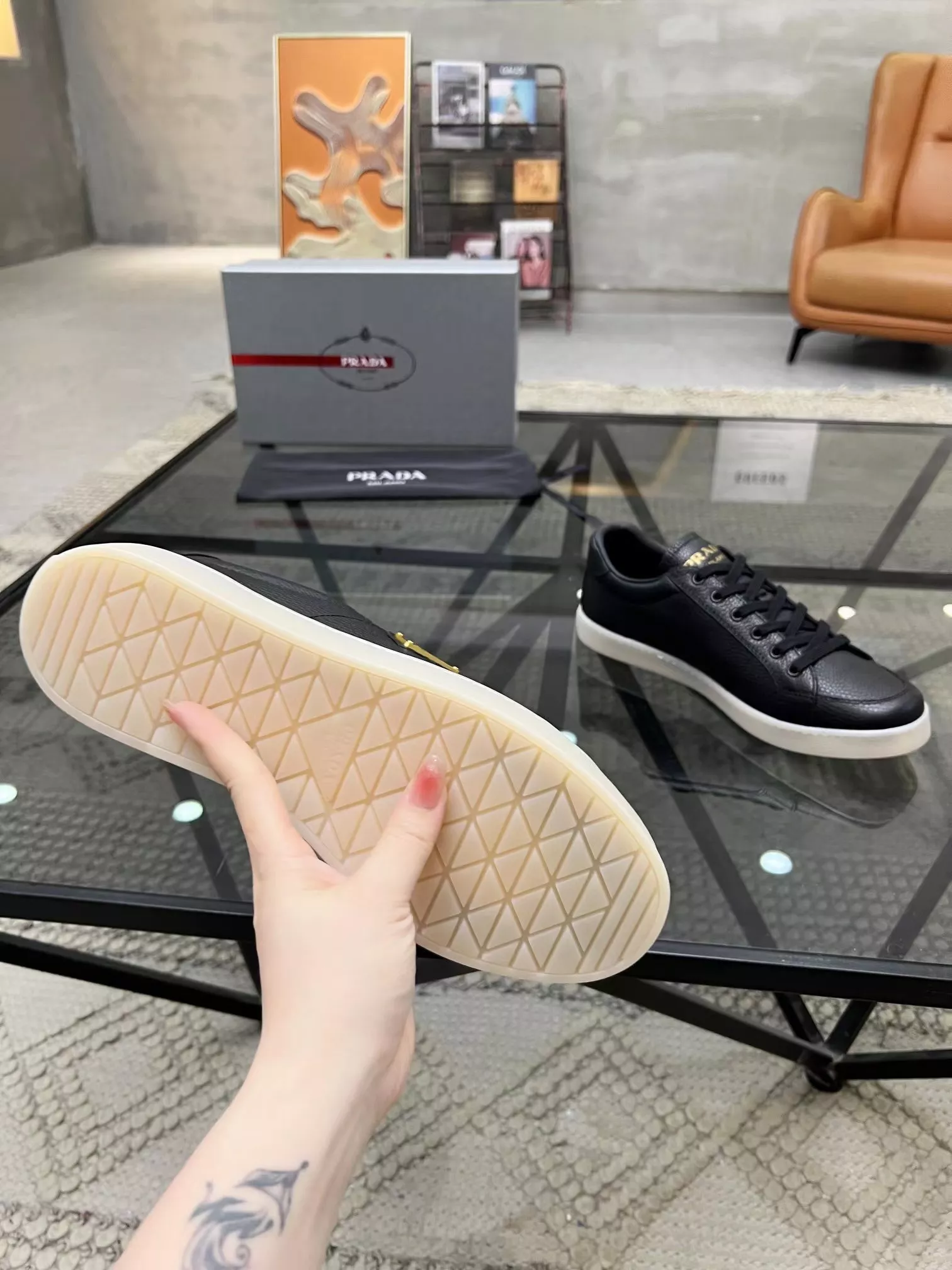 Prada Casual Shoes For Men Soft 2103