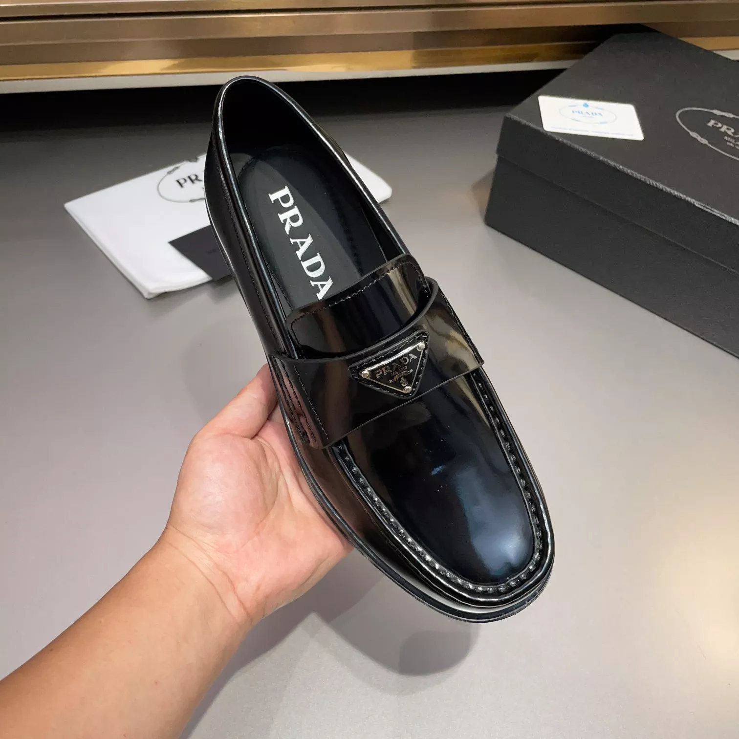 Prada Casual Shoes For Men Soft 3709