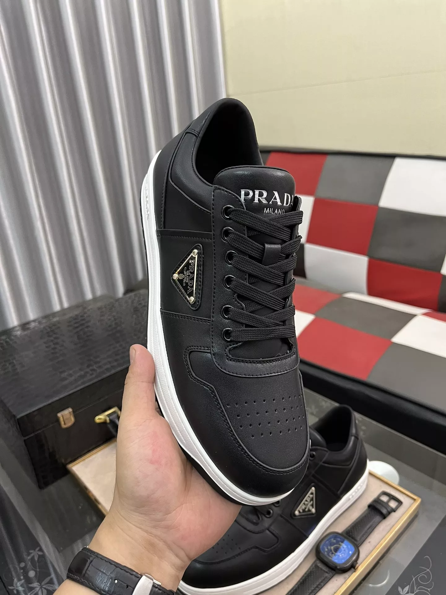 Prada Casual Shoes For Men Soft 8282