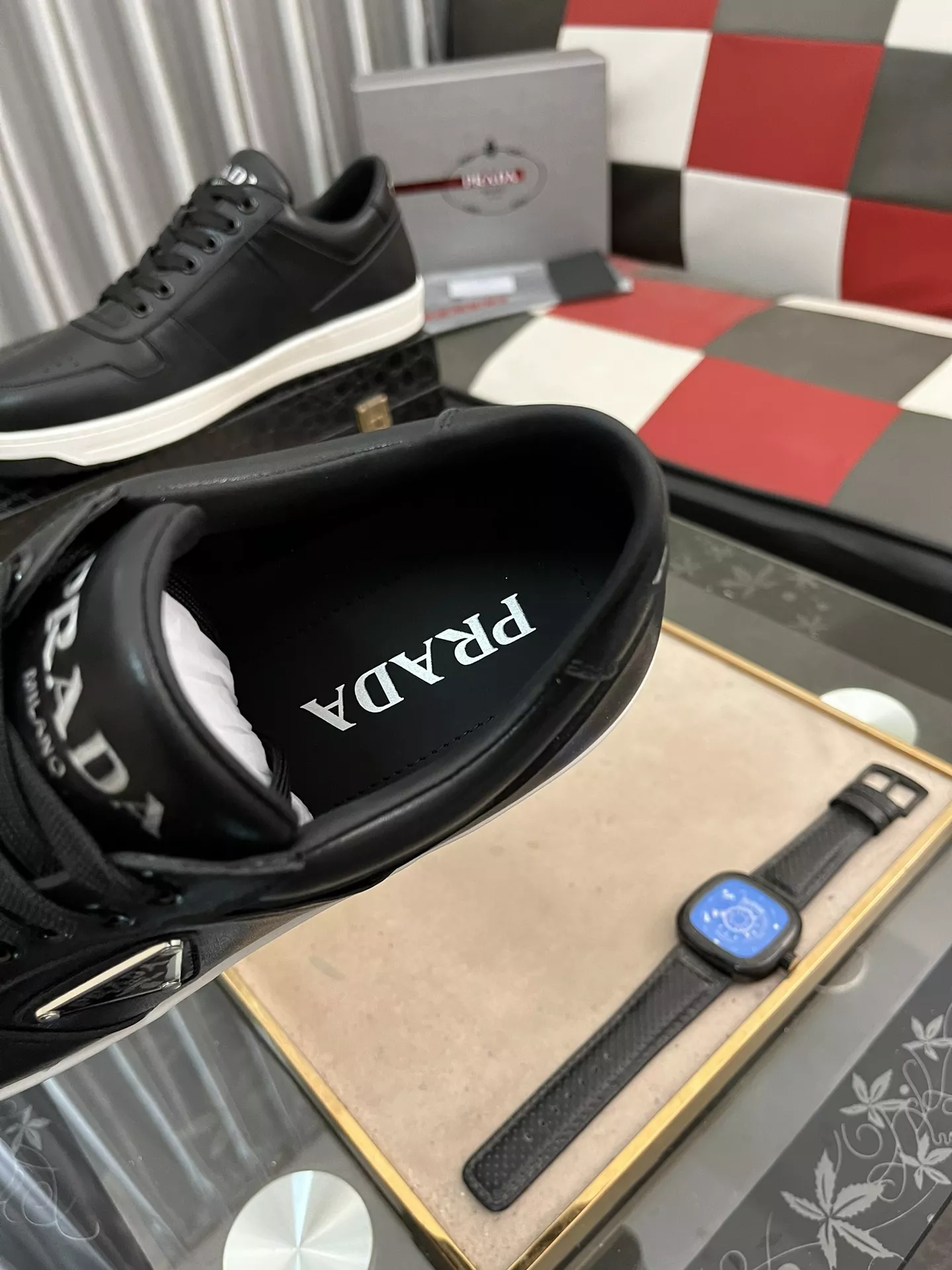 Prada Casual Shoes For Men Soft 8282