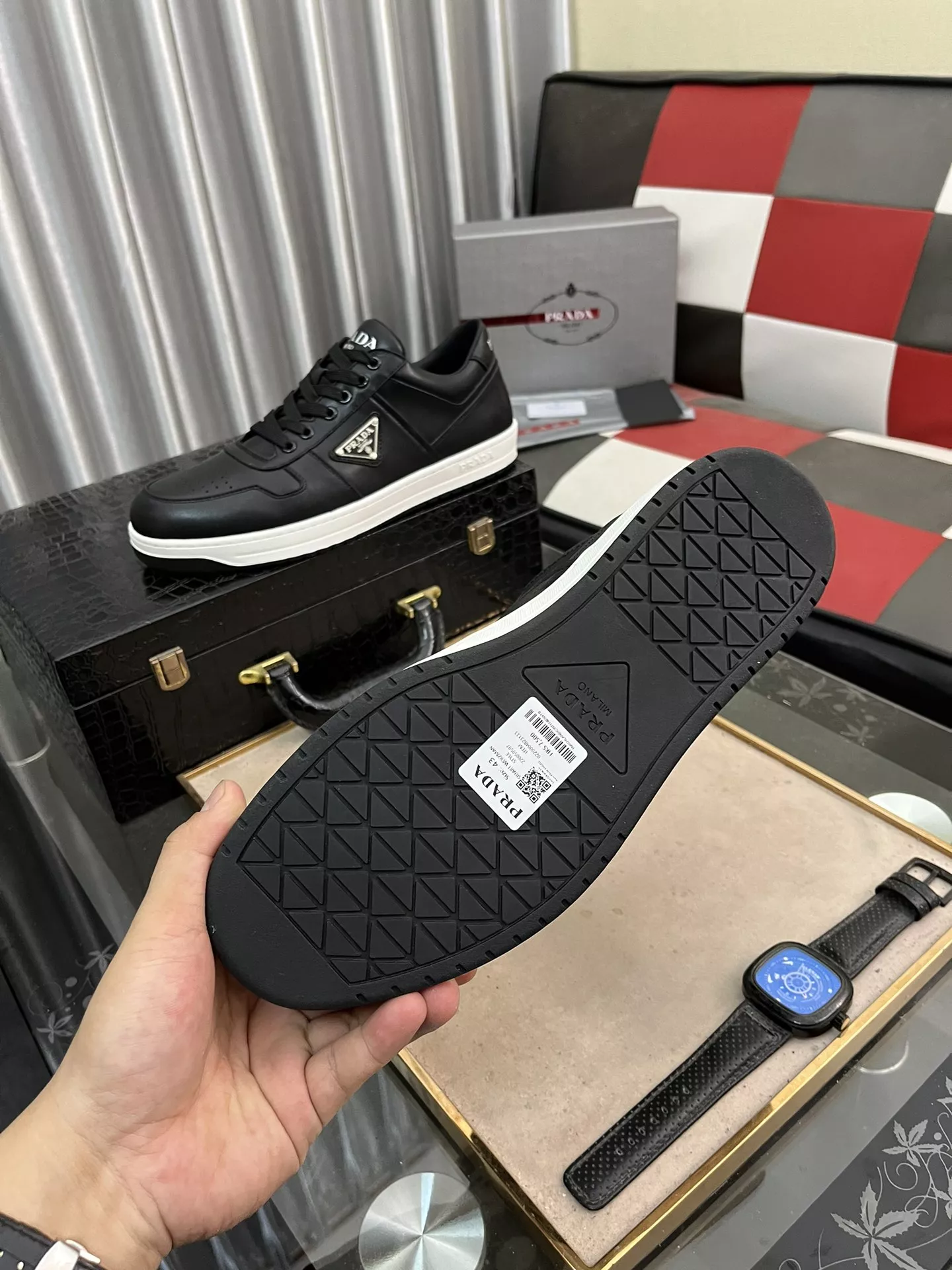 Prada Casual Shoes For Men Soft 8282