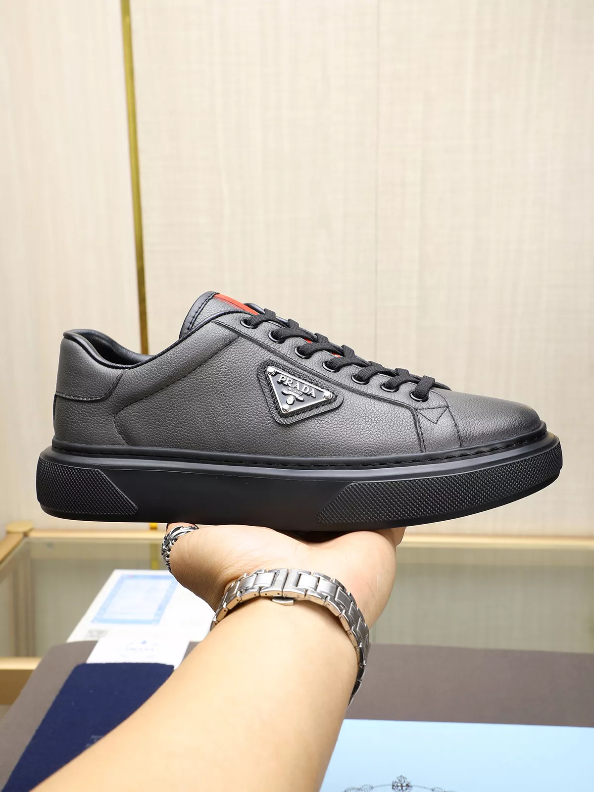 Prada Casual Shoes For Men Soft 9078