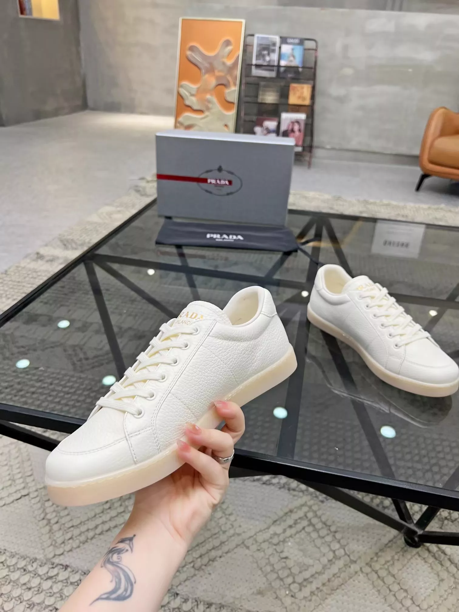 Prada Casual Shoes For Men Sophisticated 880