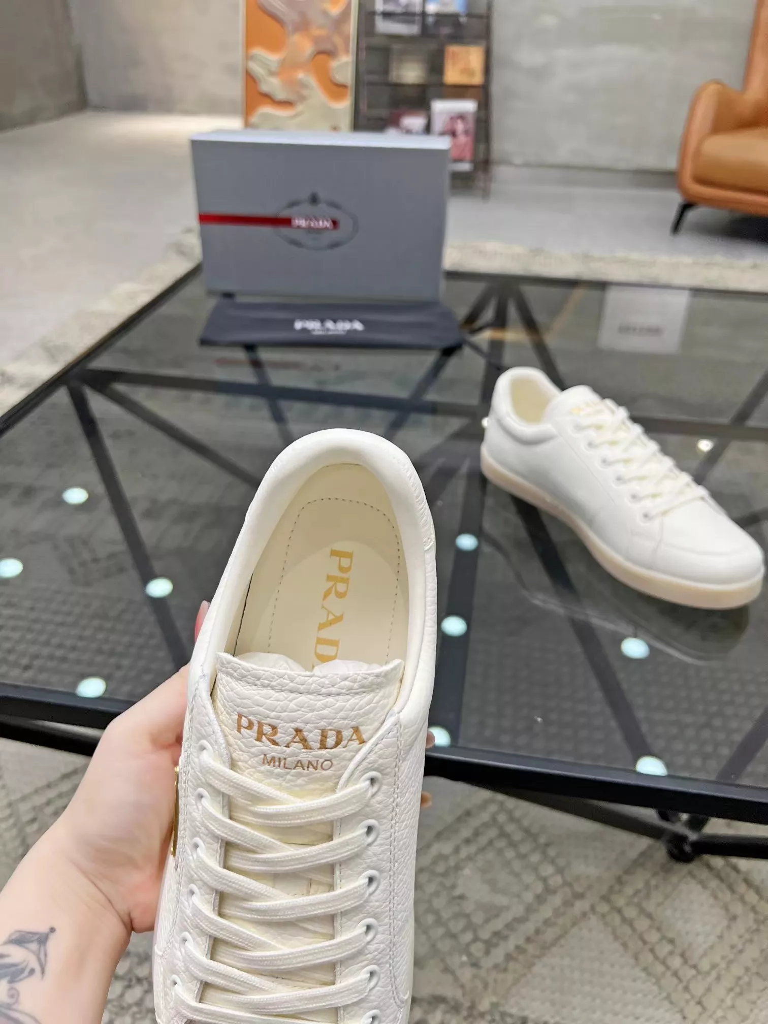 Prada Casual Shoes For Men Sophisticated 880