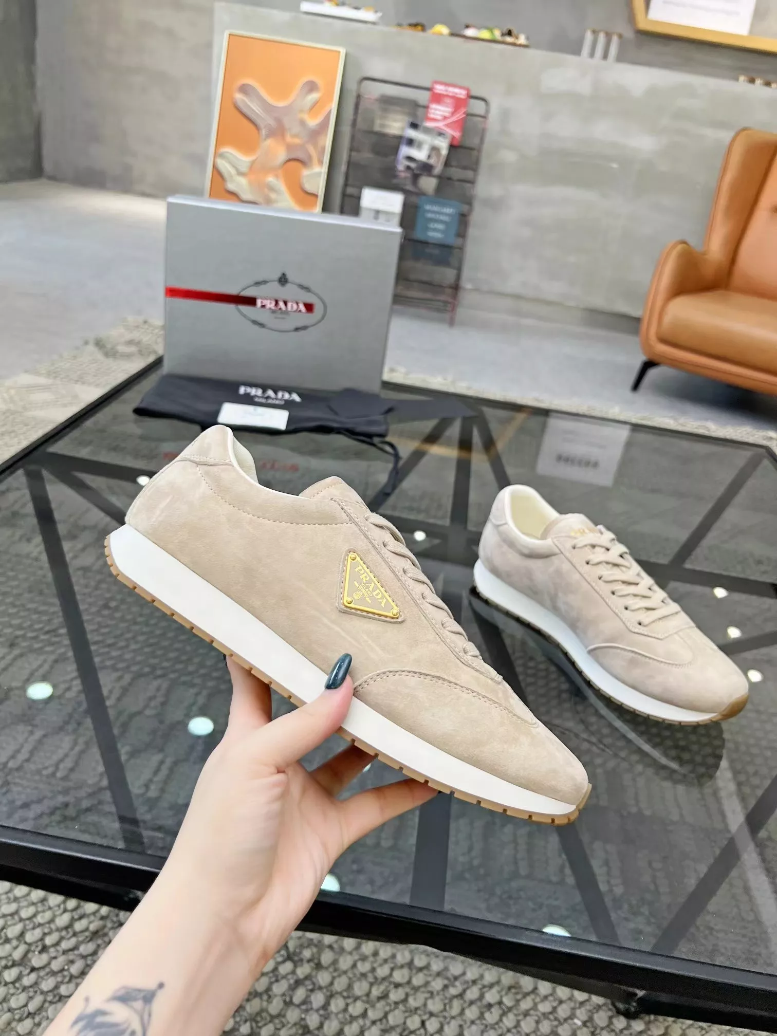 Prada Casual Shoes For Men Trendy 1280